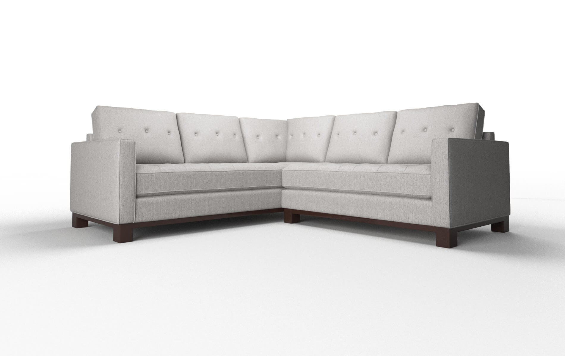 Syros Prime Ash Sectional espresso legs 1