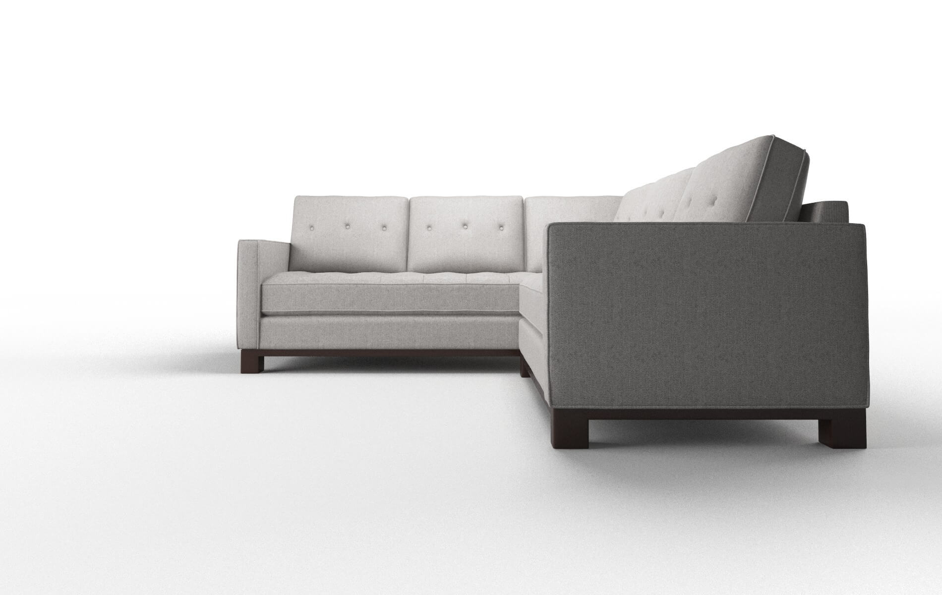 Syros Prime Ash Sectional espresso legs 5