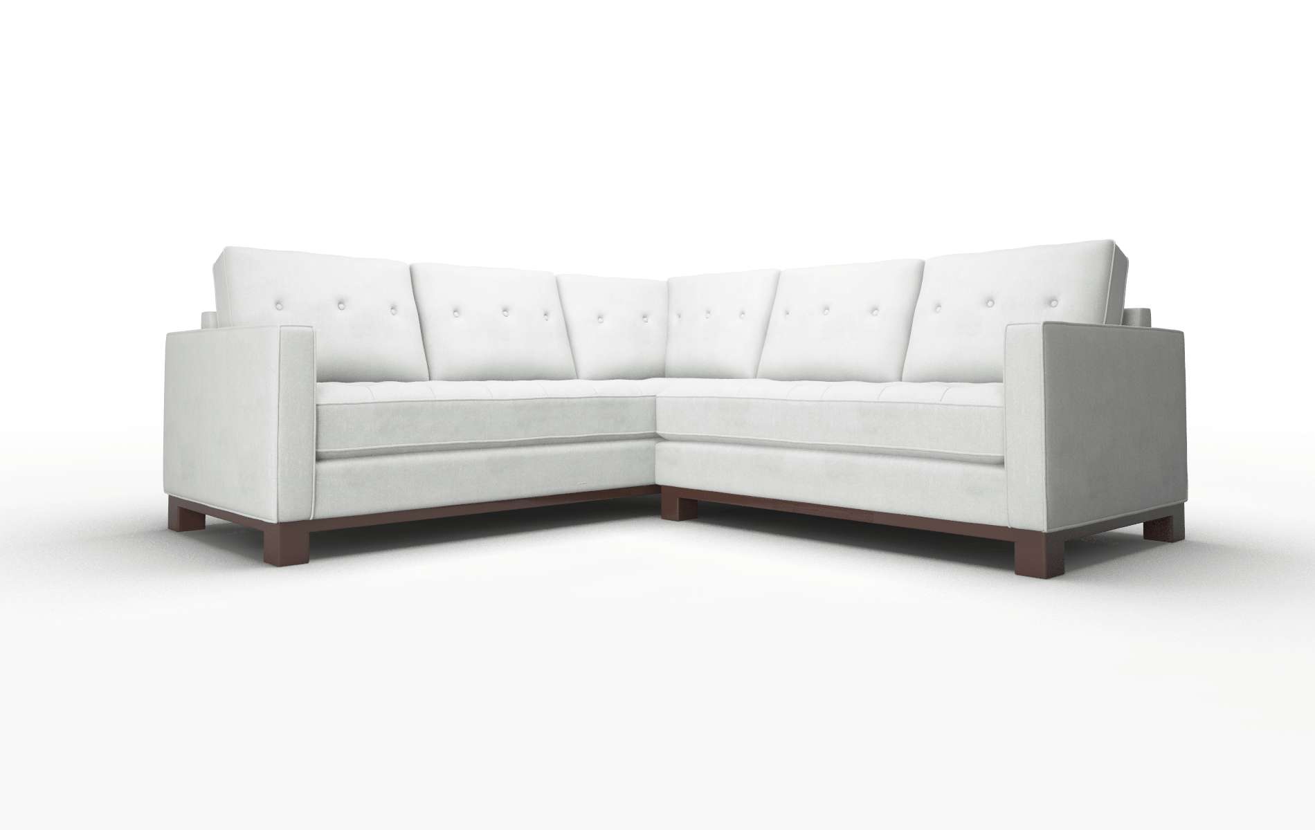 Syros Prisma Steam Sectional espresso legs 1