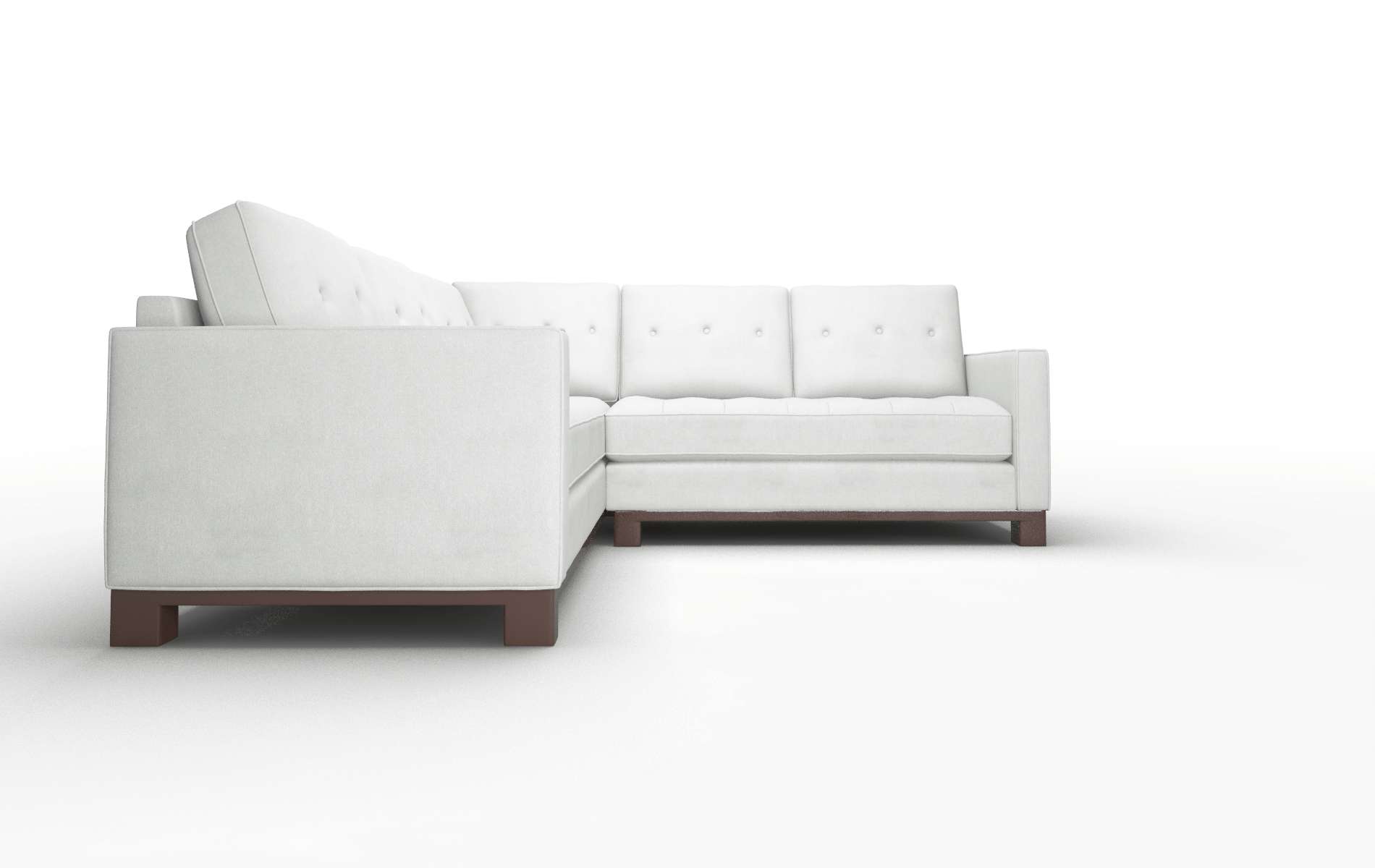 Syros Prisma Steam Sectional espresso legs 2