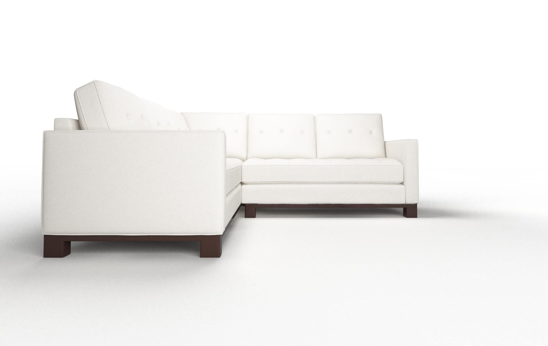 Syros Redondo Pearl Sectional espresso legs 2