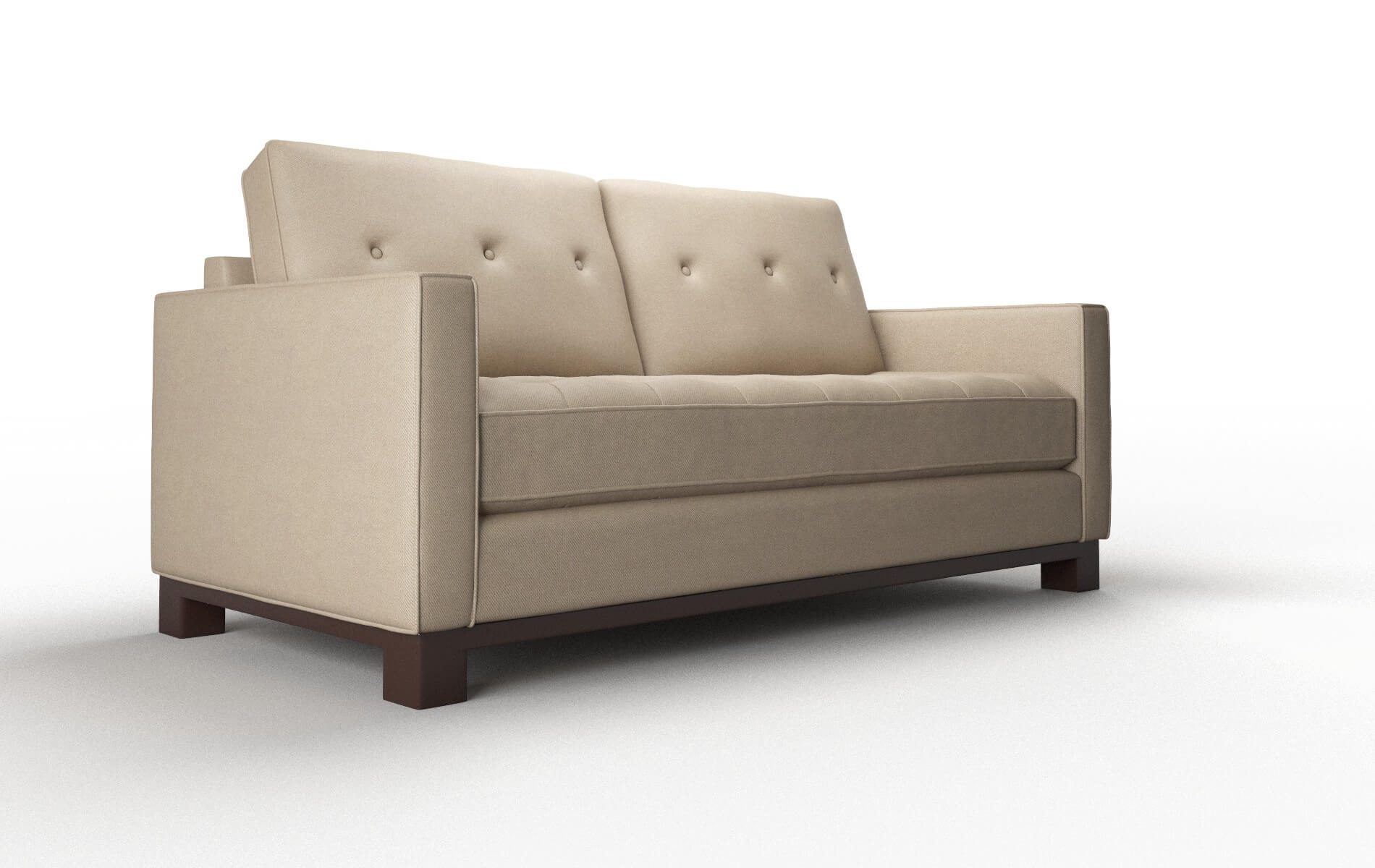 Syros Rocket Cappuccino Sofa espresso legs 2