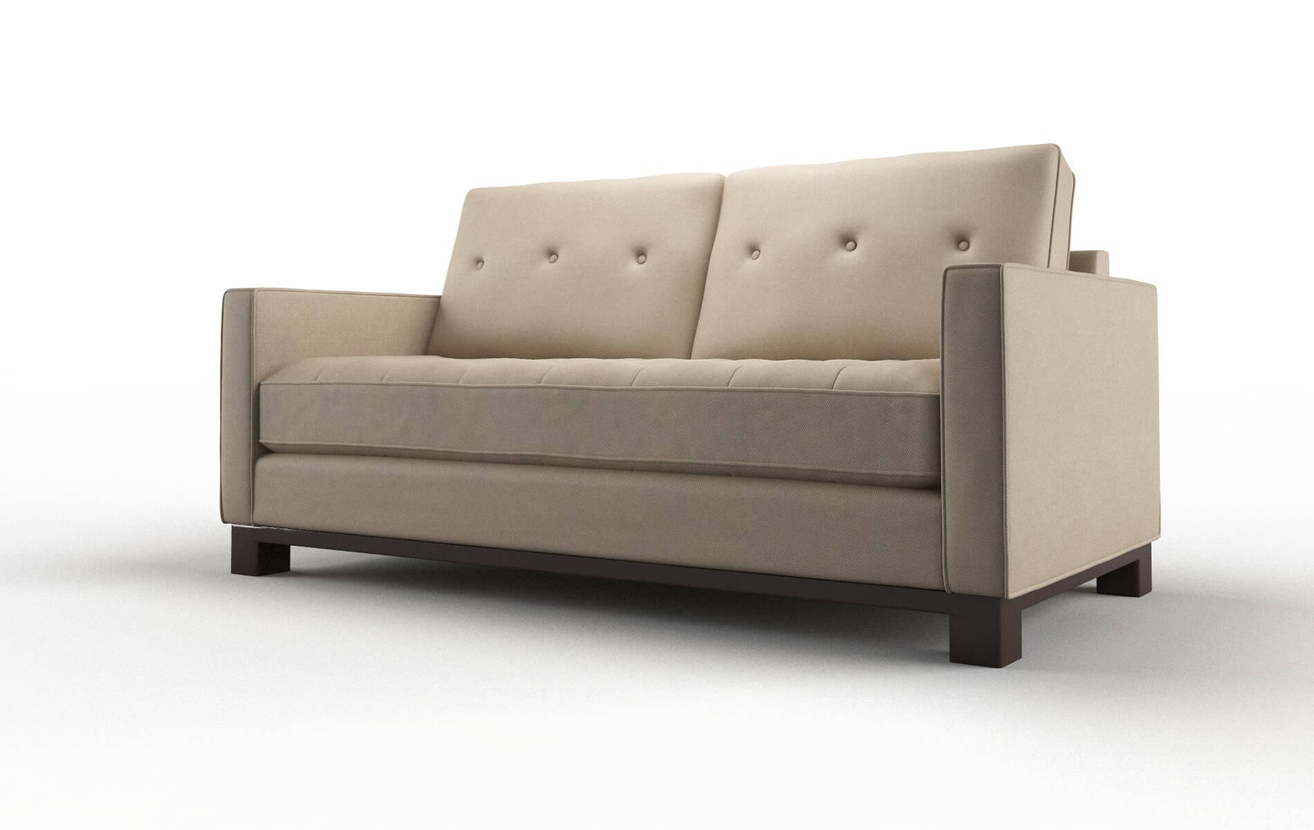 Syros Rocket Cappuccino Sofa espresso legs 4