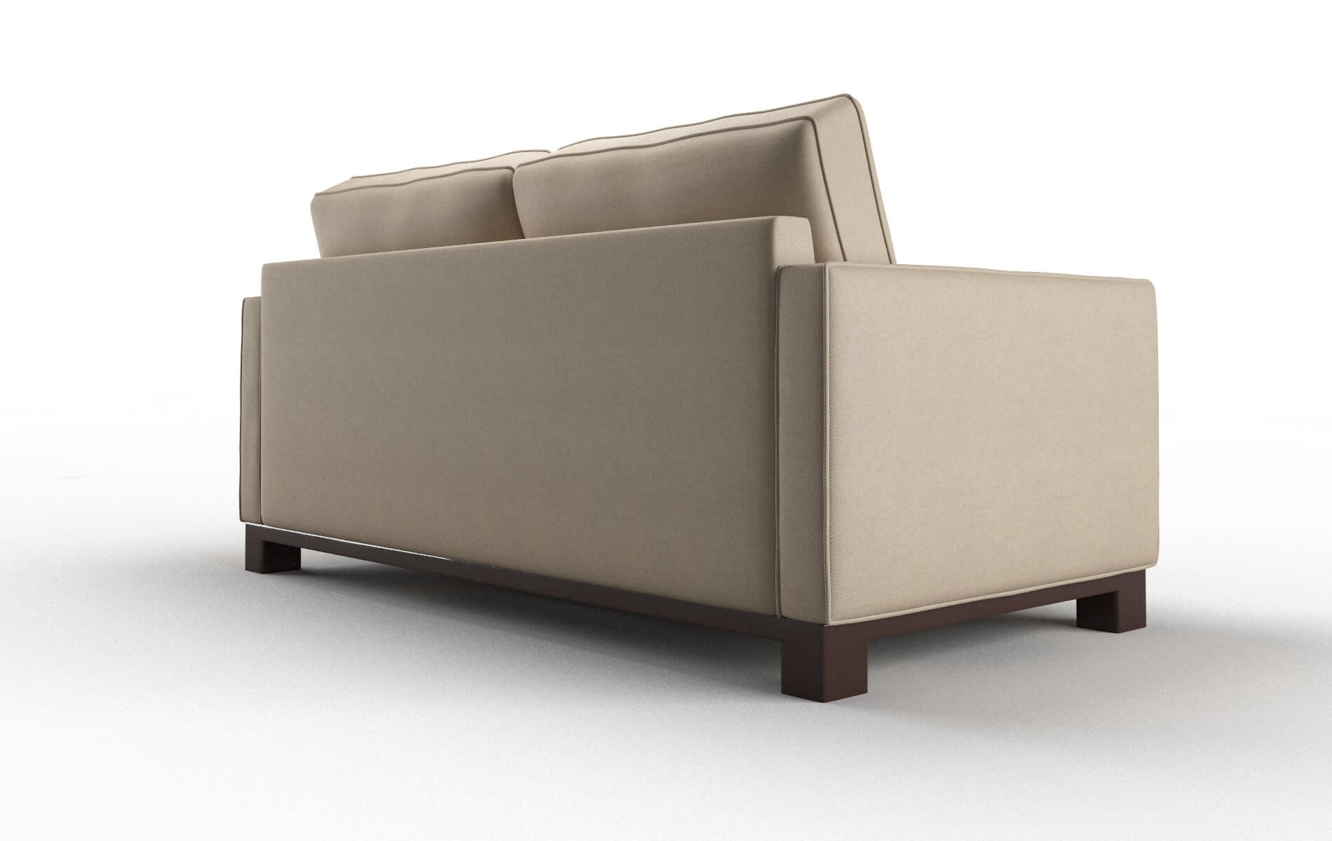 Syros Rocket Cappuccino Sofa espresso legs 5