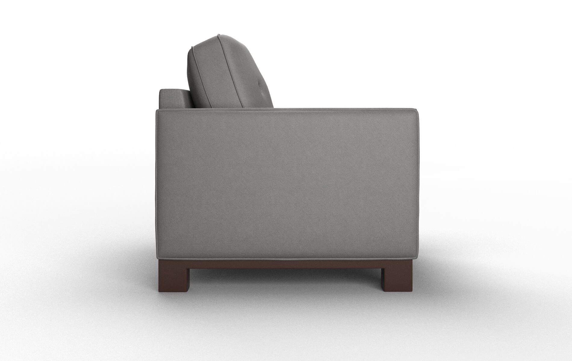 Syros Rocket Charcoal Chair espresso legs 3