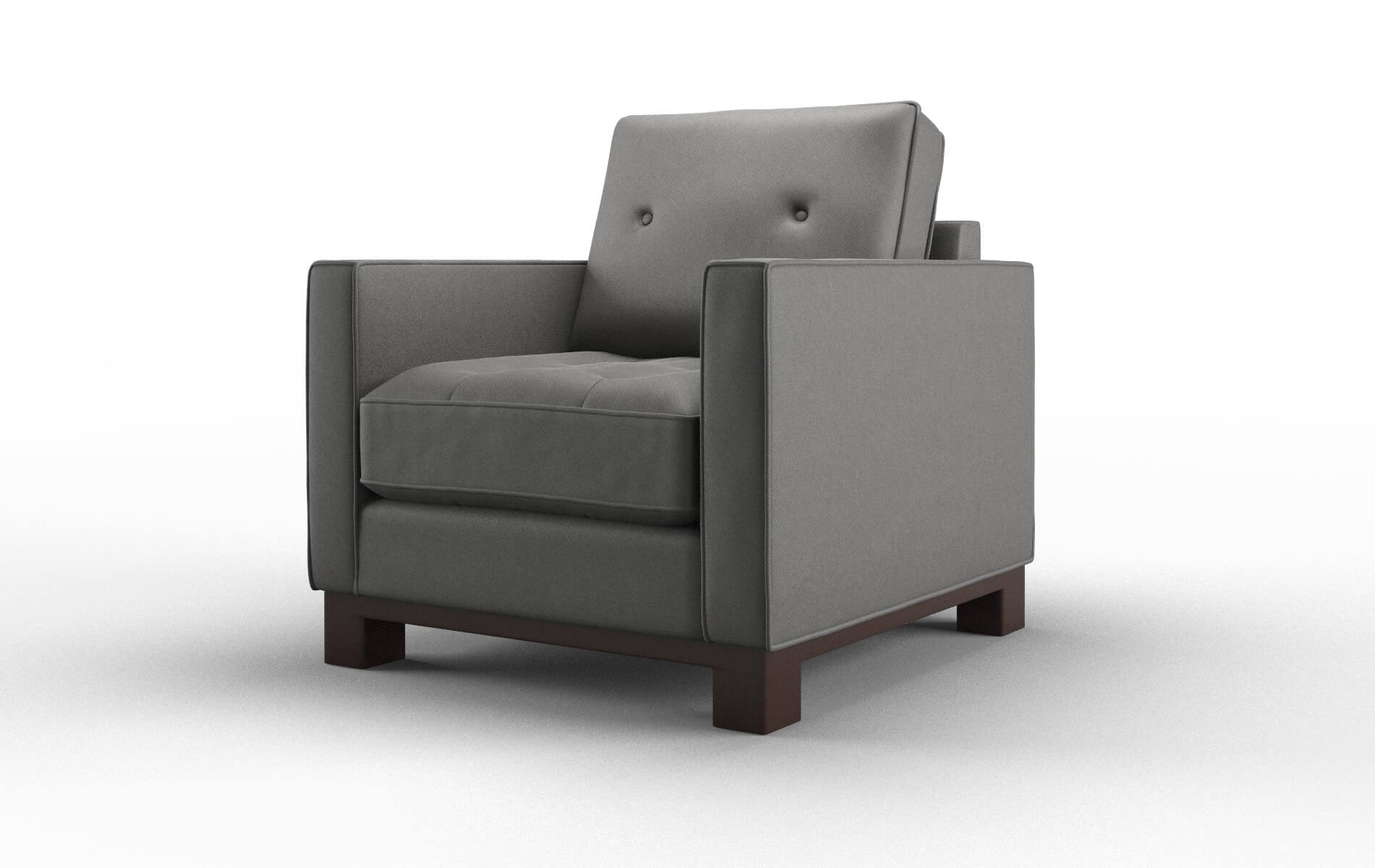 Syros Rocket Charcoal Chair espresso legs 4