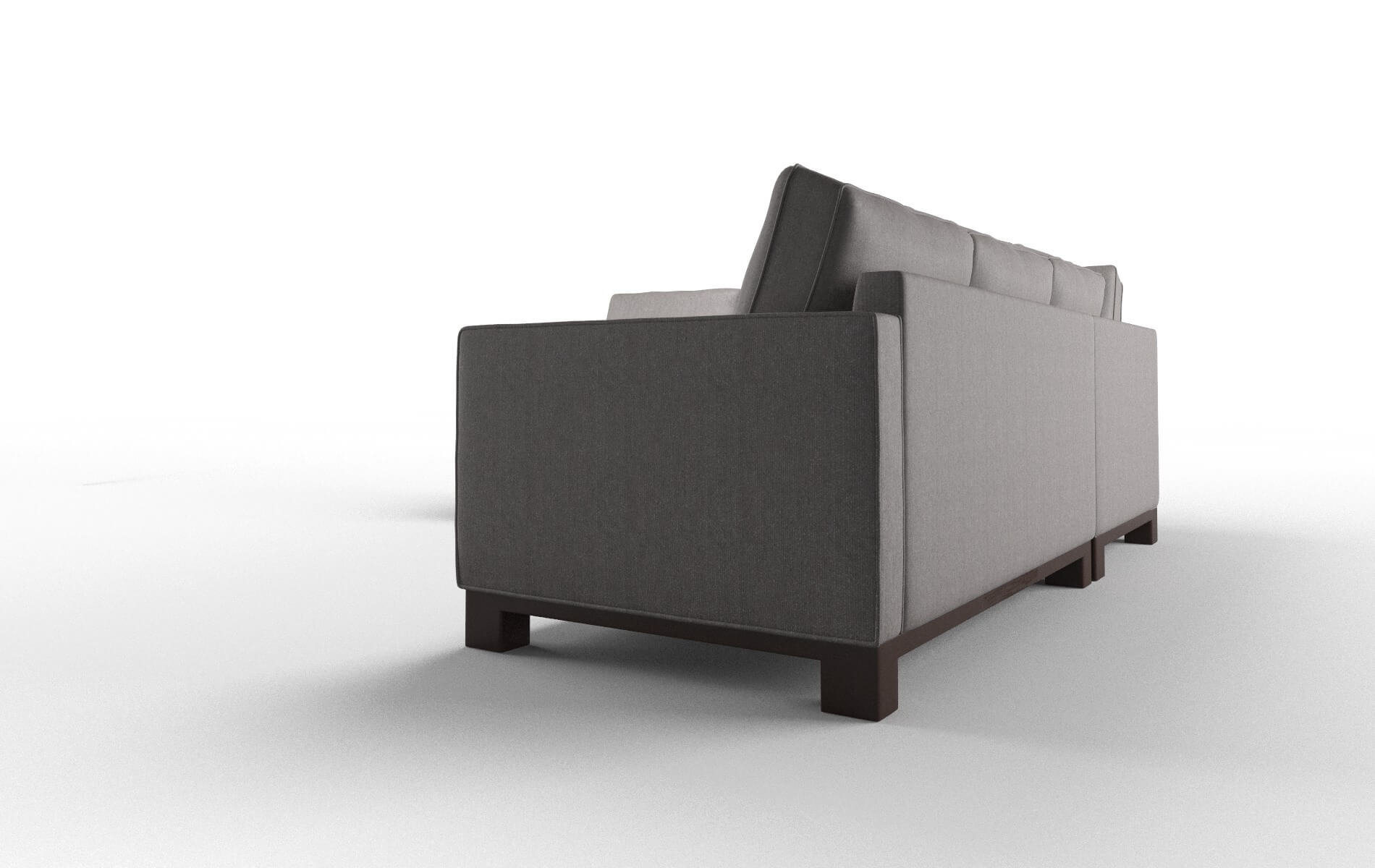 Syros Sasha Granite Sectional espresso legs 4