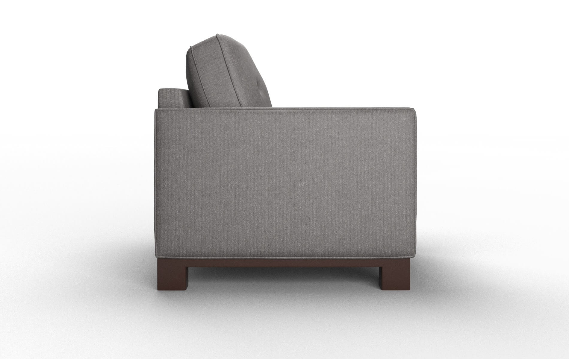 Syros Sasha Grey Chair espresso legs 3