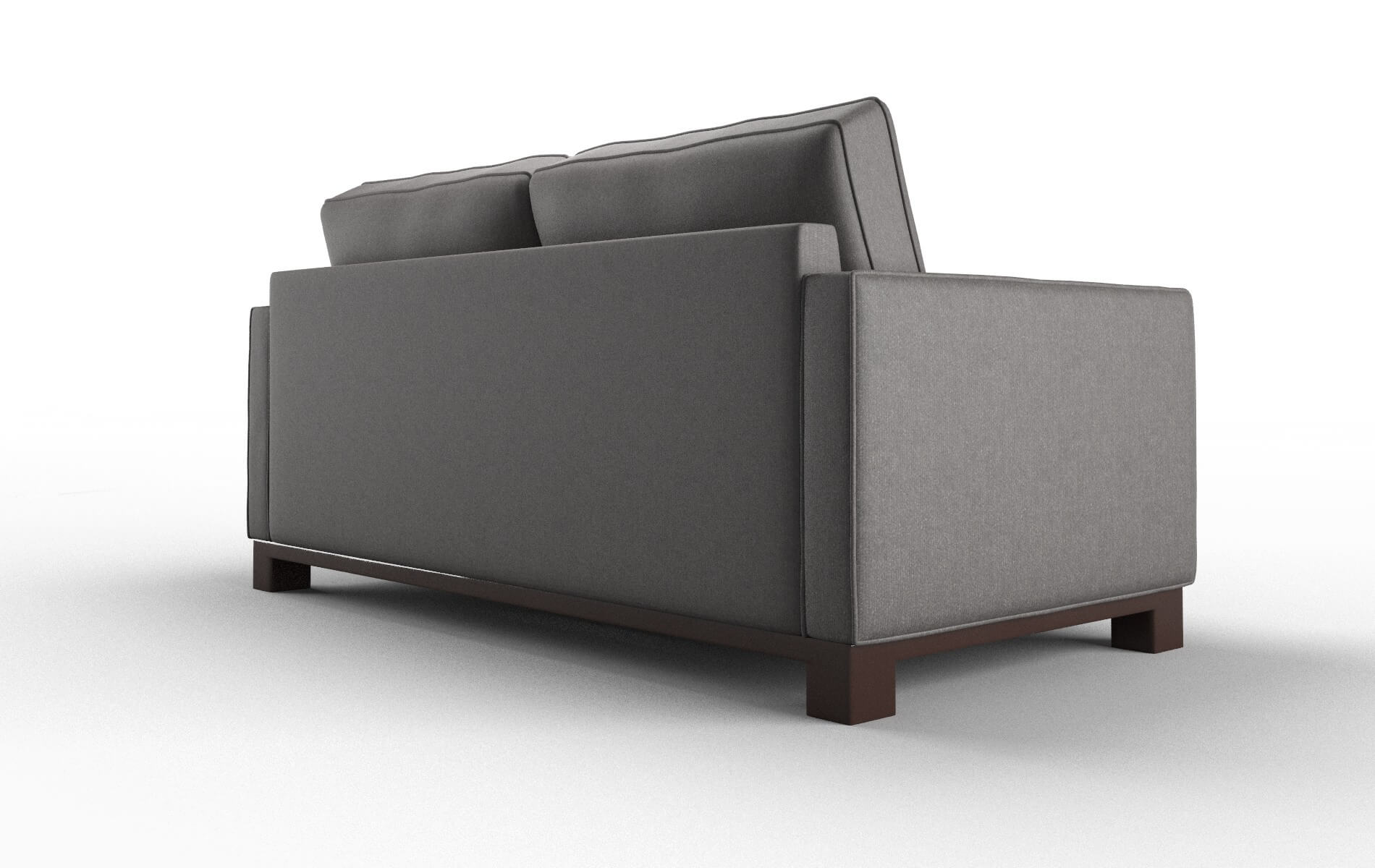 Syros Sasha Grey Sofa espresso legs 5