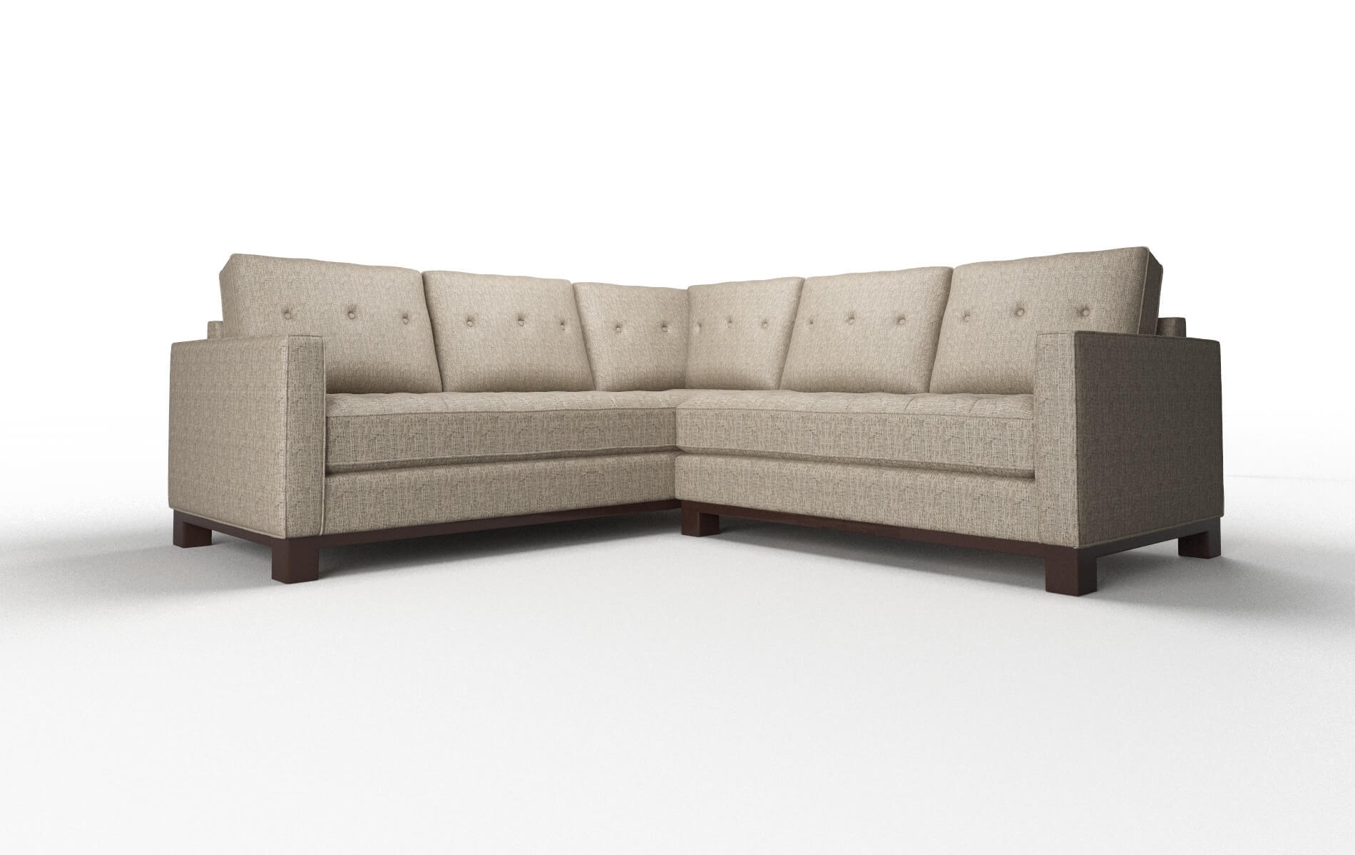Syros Solifestyle 51 Sectional espresso legs 1