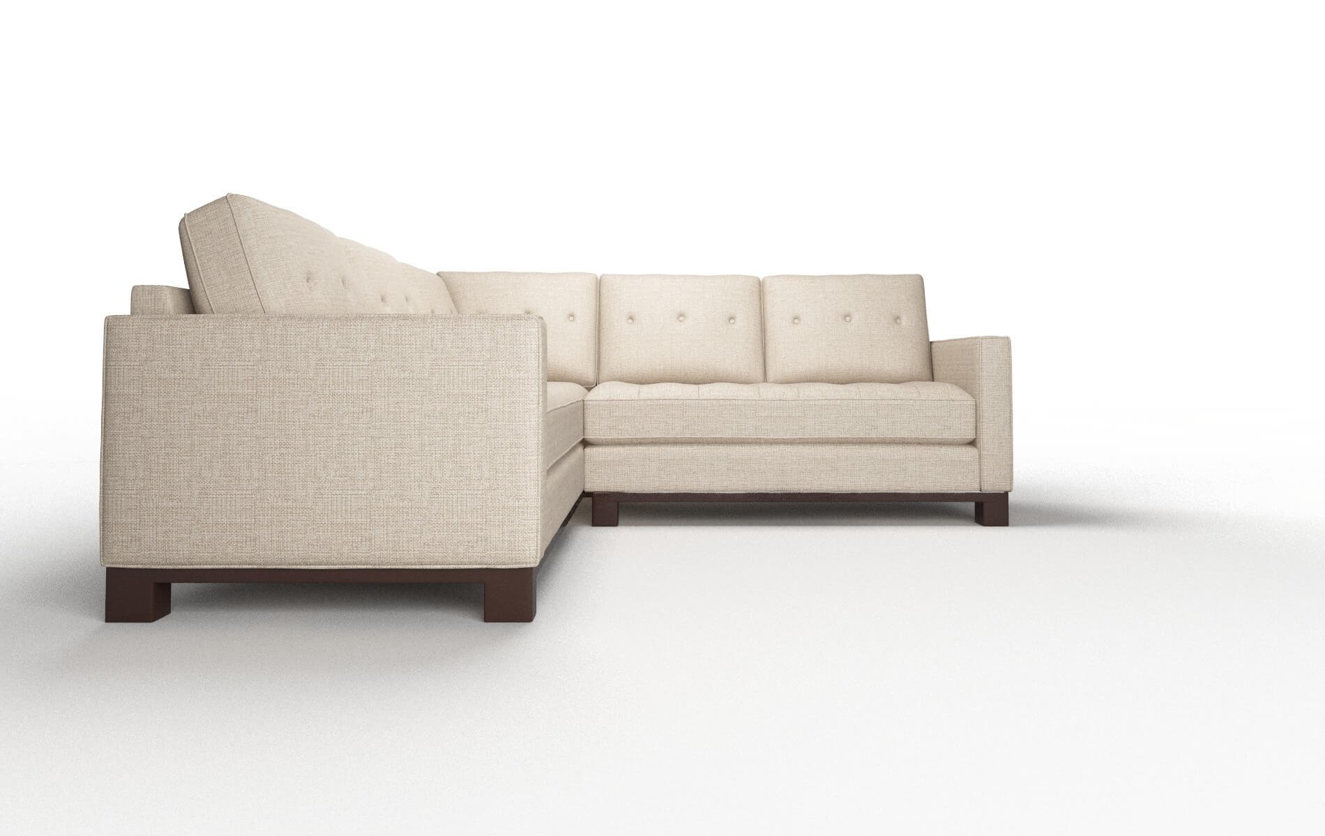 Syros Sosoftness 74 Sectional espresso legs 2