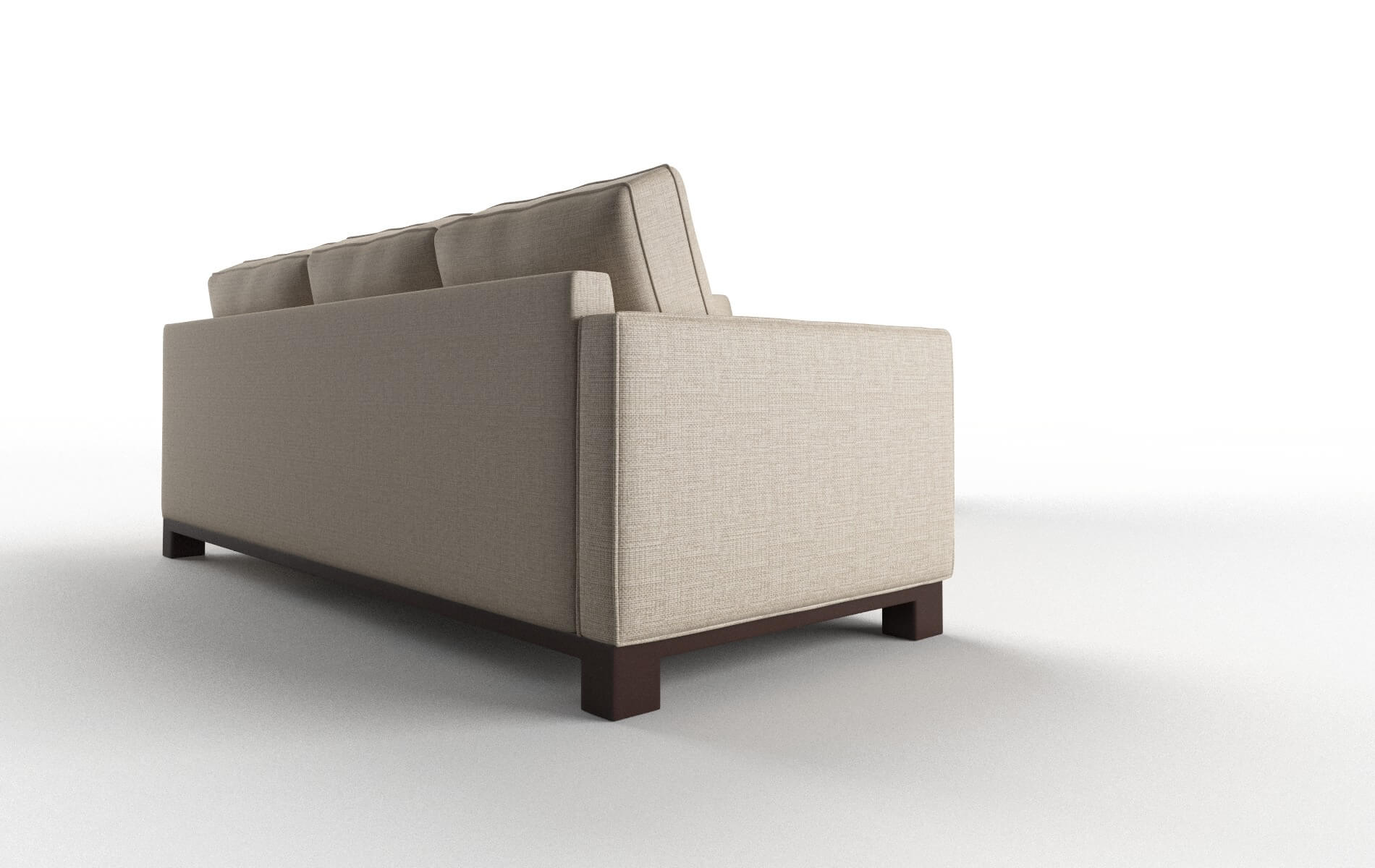 Syros Sosoftness 74 Sectional espresso legs 3