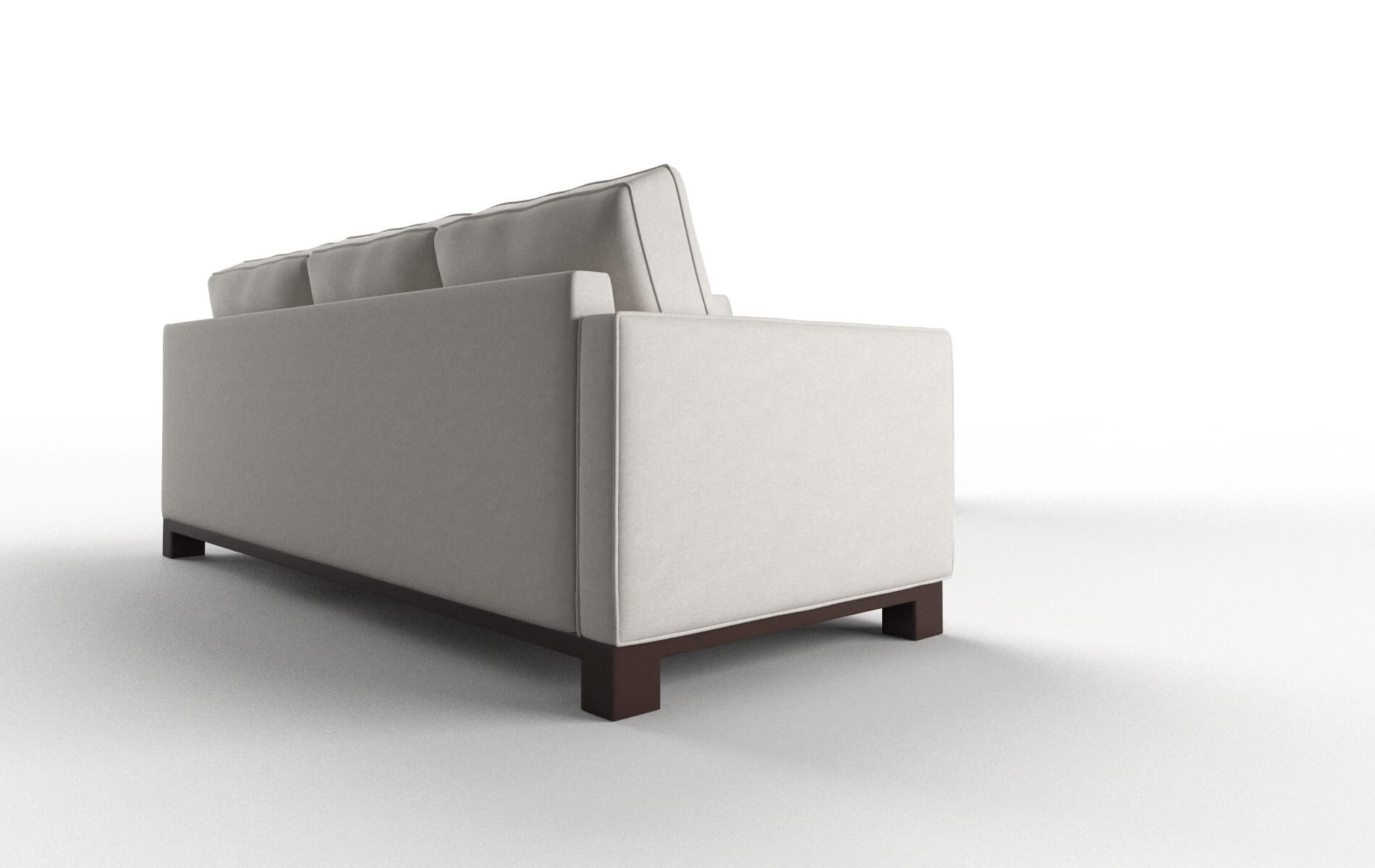 Syros Suave Dove Sectional espresso legs 3