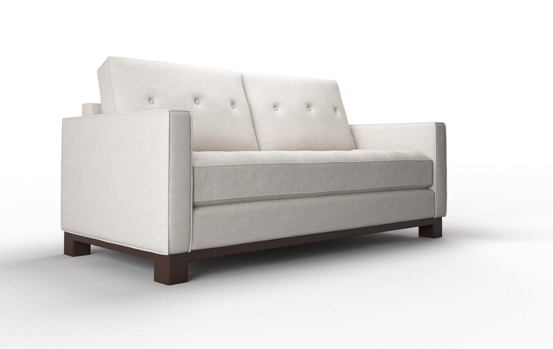 Syros Suave Dove Sofa espresso legs 2
