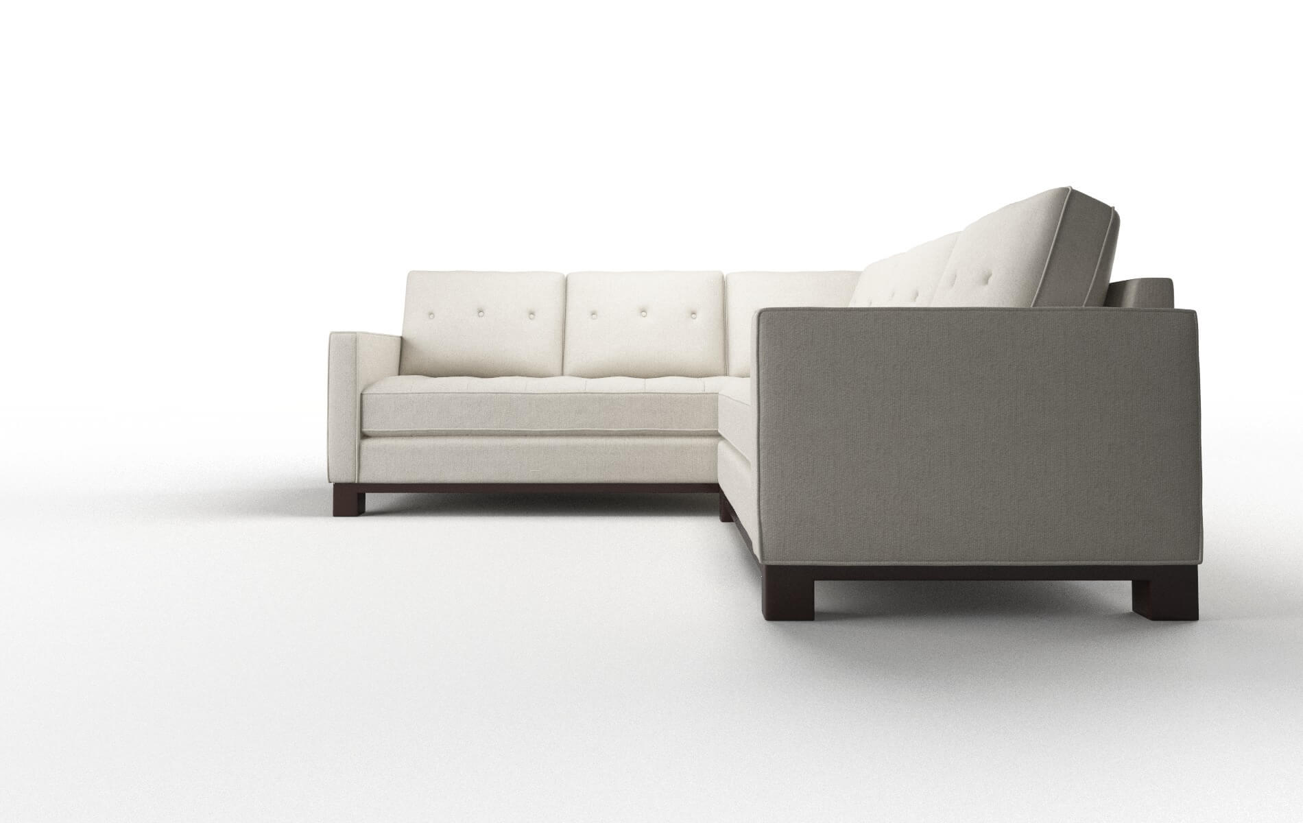 Syros Terrain Natural Sectional espresso legs 5