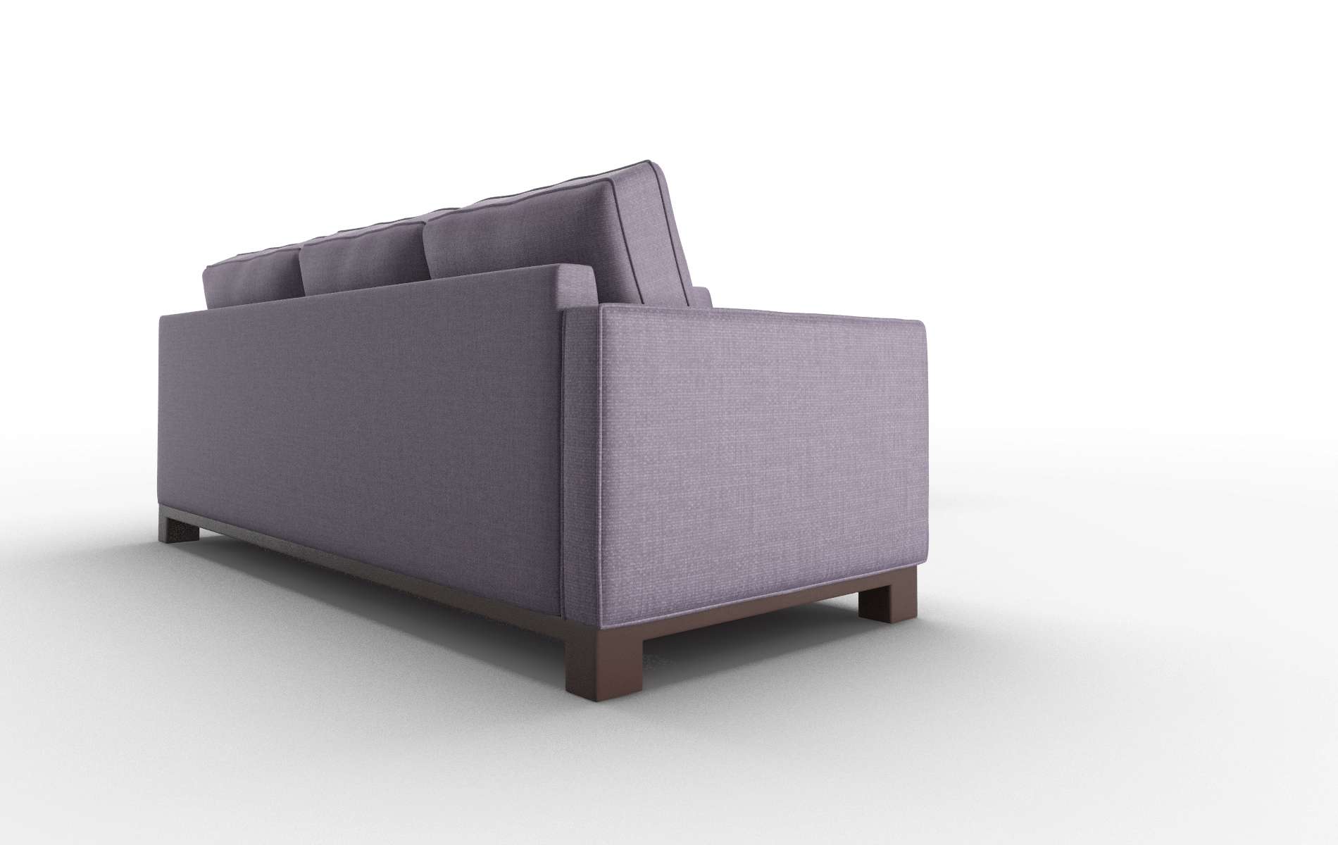 Syros Tess Blackberry Sectional espresso legs 3