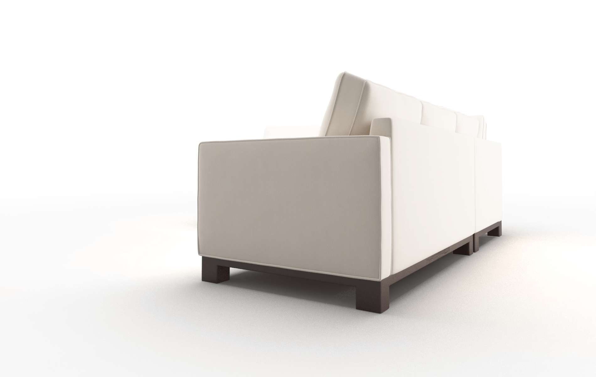 Syros Urban_d Snow Sectional espresso legs 4