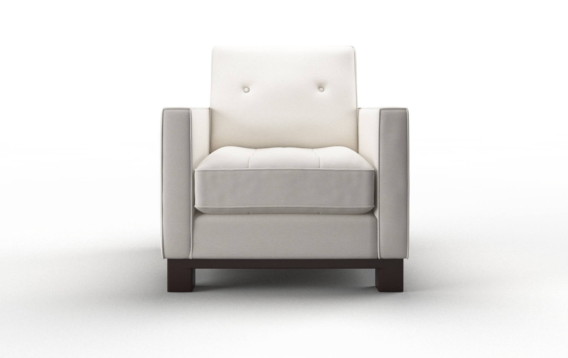 Syros Venice eggshell Chair Espresso Legs  1