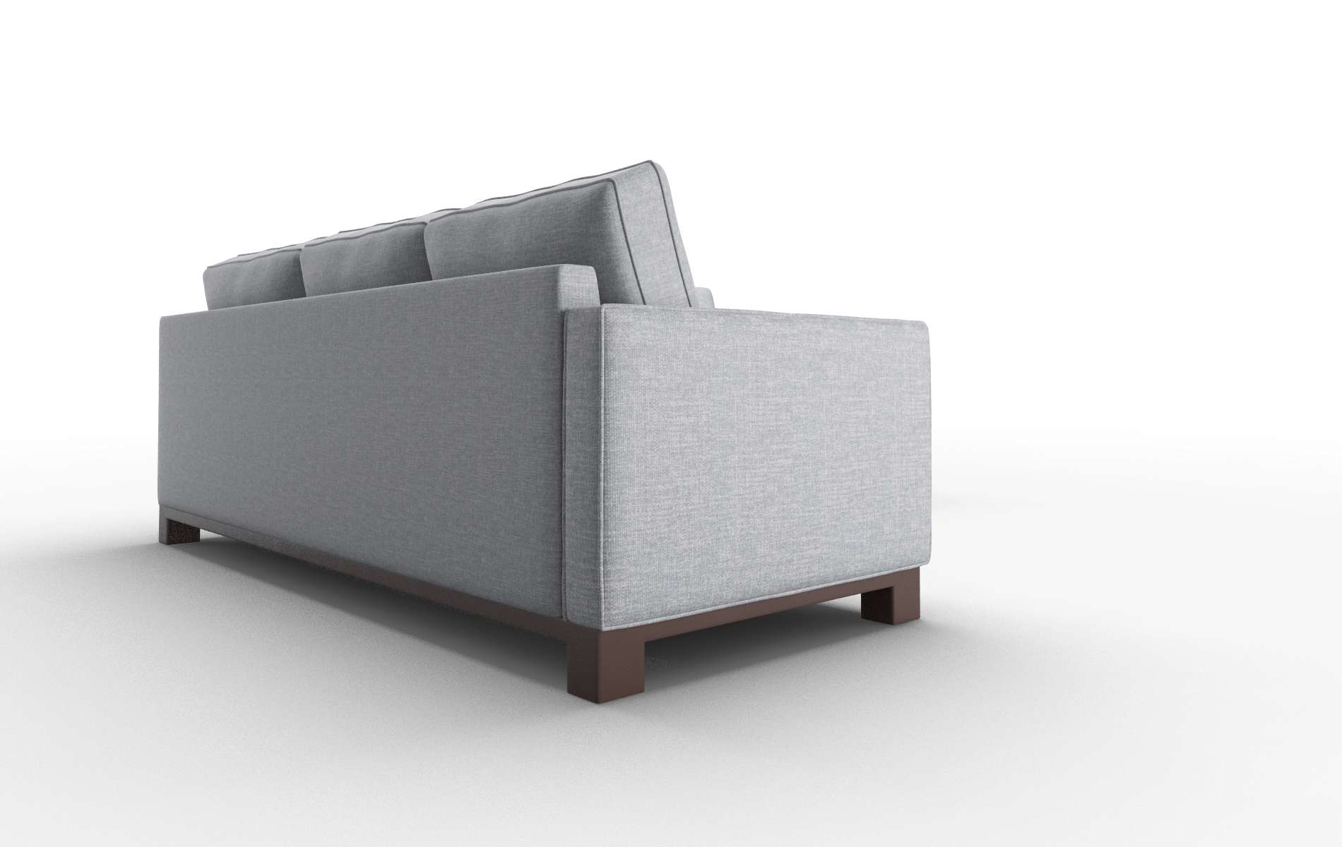 Syros Venus Mist Sectional espresso legs 3