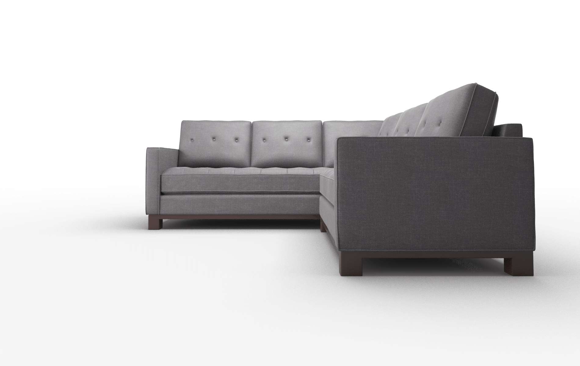 Syros Venus Onyx Sectional espresso legs 5