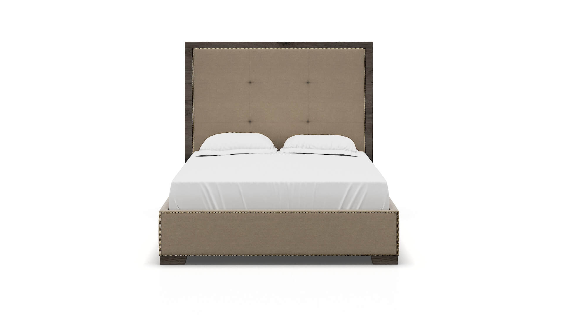 Talia Avenger Driftwood Bed espresso legs 1