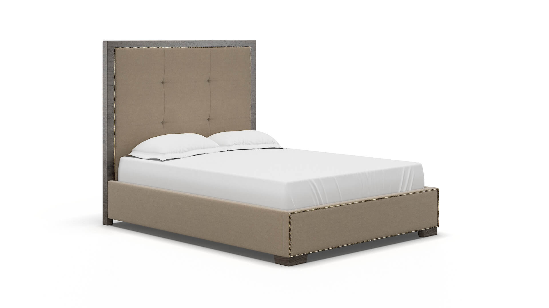 Talia Avenger Driftwood Bed espresso legs 2