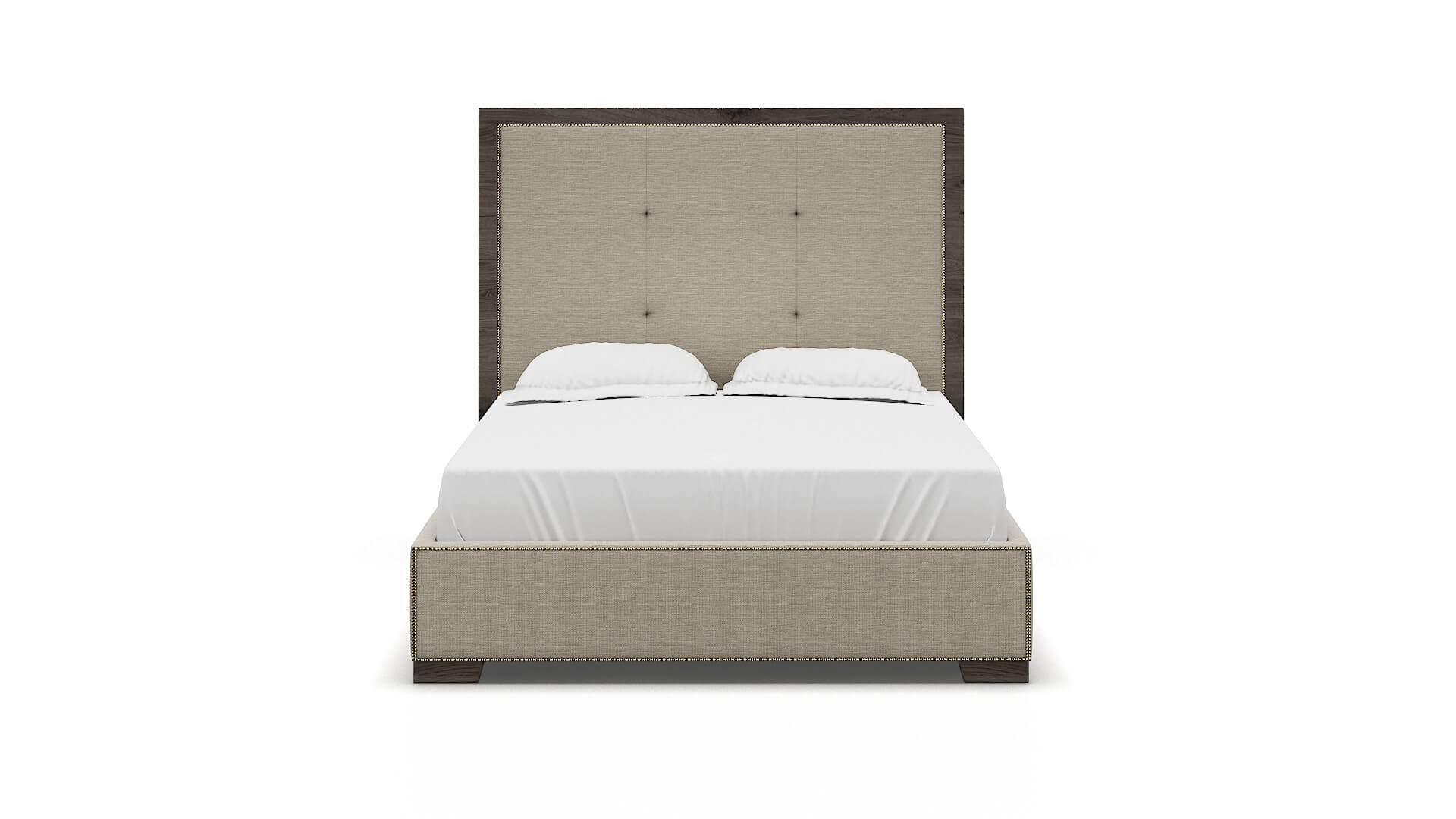 Talia Avenger Pumice Bed espresso legs 1