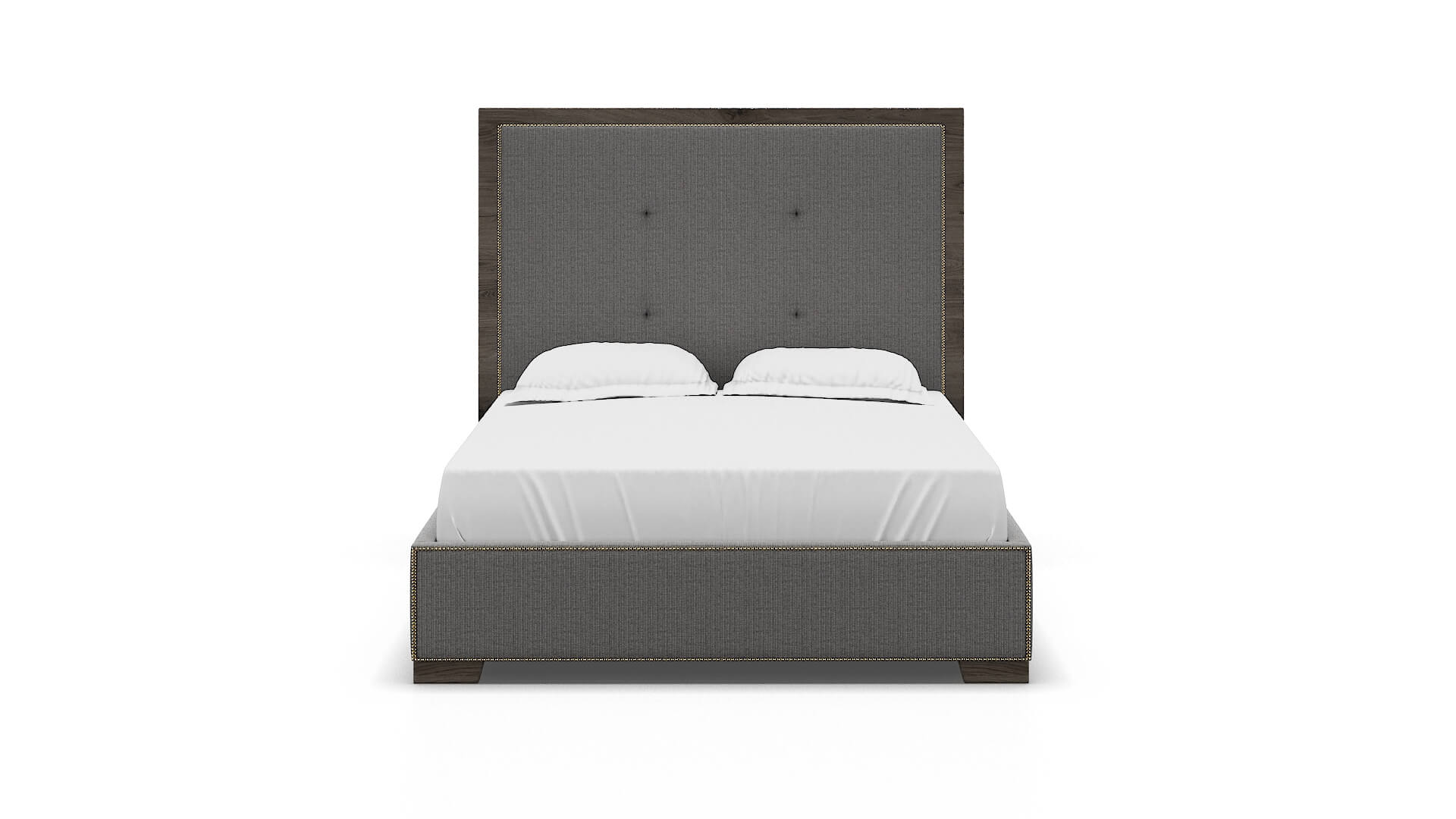 Talia Avenger Zinc Bed espresso legs 1