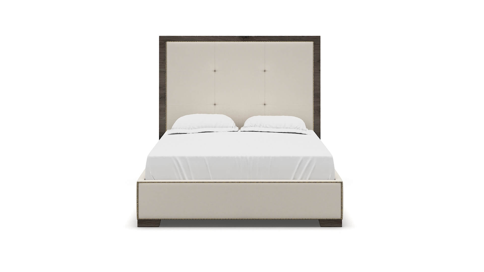 Talia Blanche Milky Bed espresso legs 1