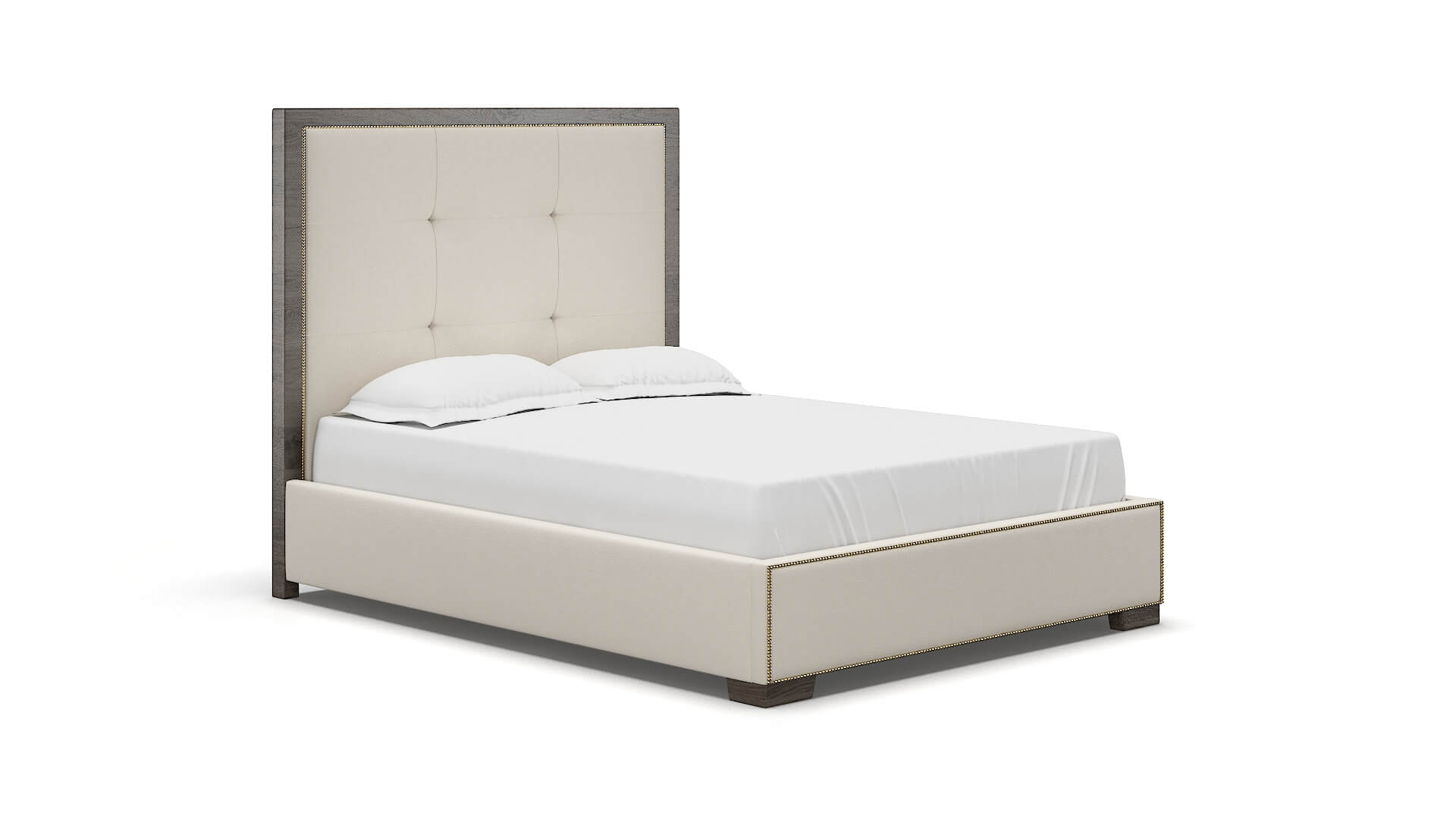 Talia Blanche Milky Bed espresso legs 2