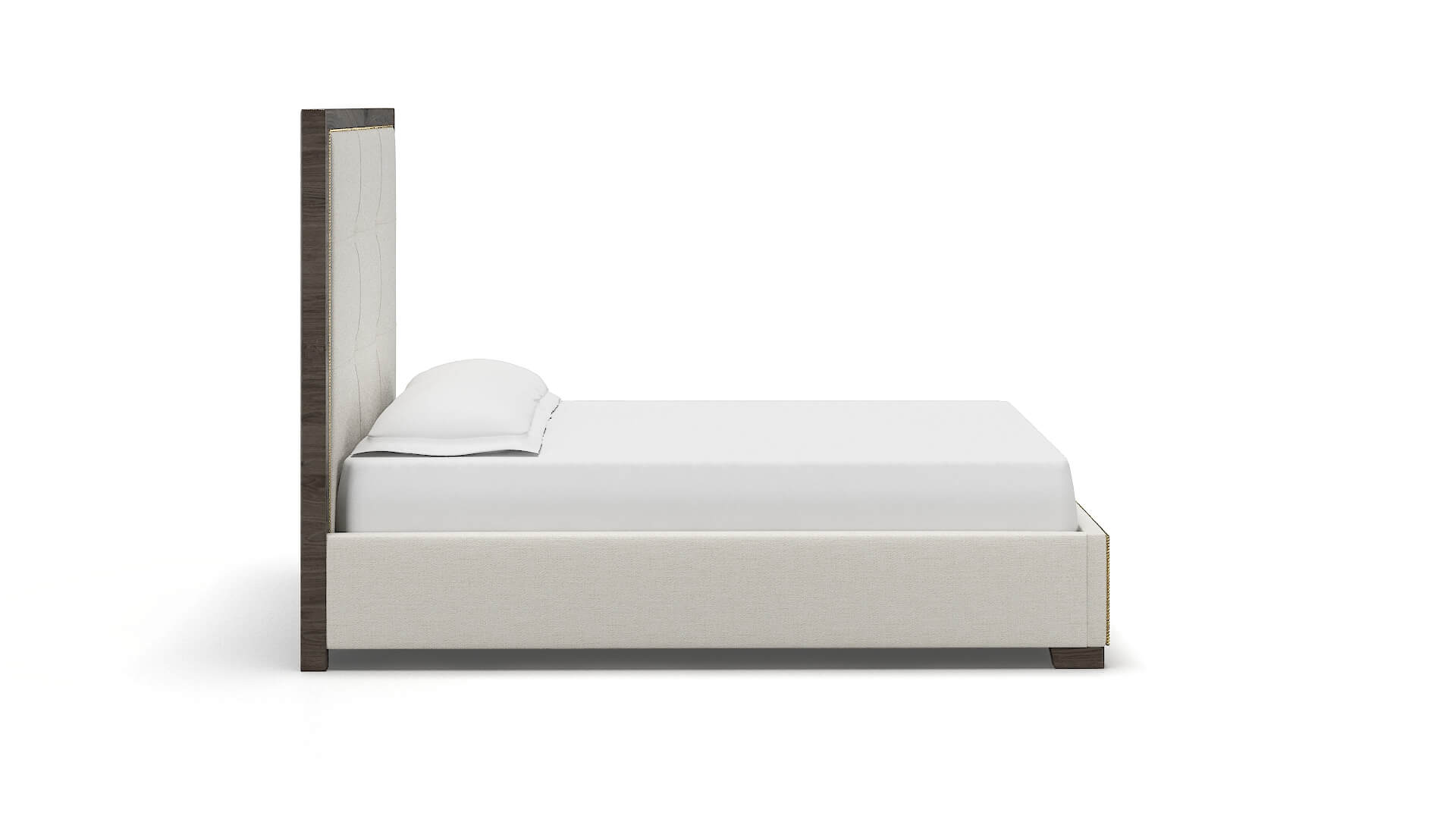 Talia Catalina Ivory Bed espresso legs 3