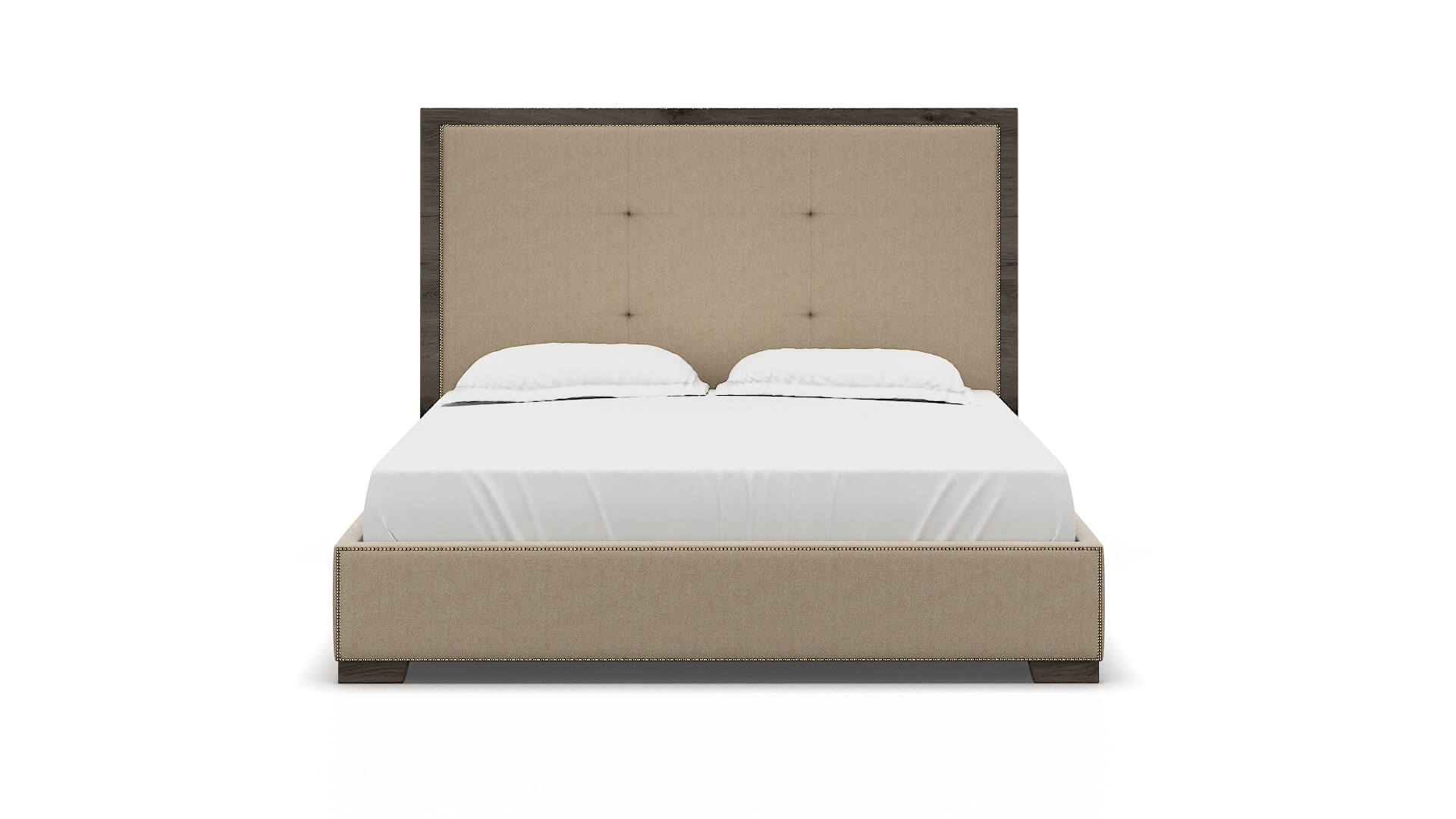 Talia Cosmo Fawn Bed King espresso legs 1