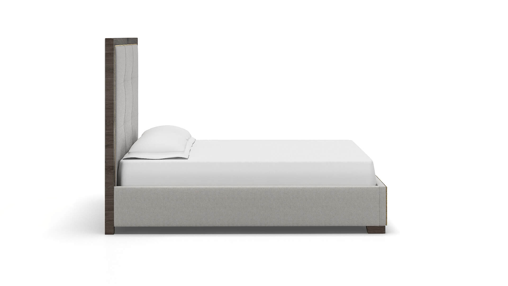 Talia Cosmo Silver Bed espresso legs 3