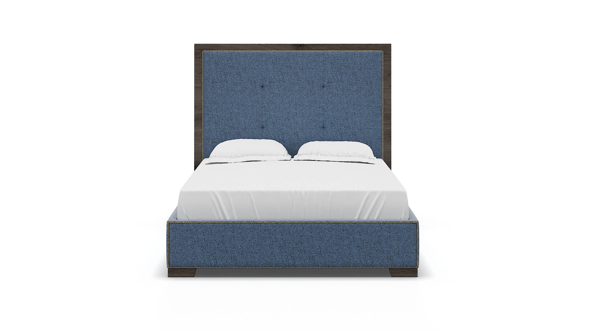 Talia Derby Navy Bed espresso legs 1