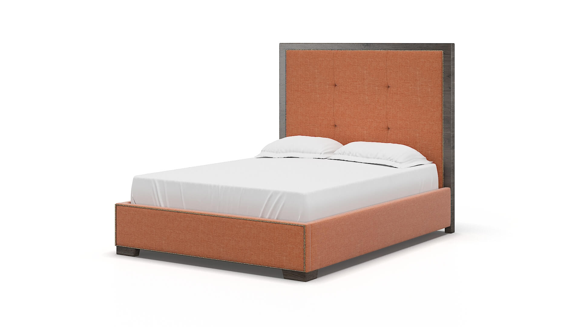 Talia Durham Tangerine Bed espresso legs 5