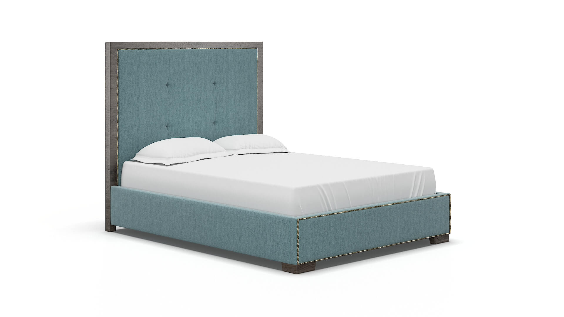Talia Insight Peacock Bed espresso legs 2