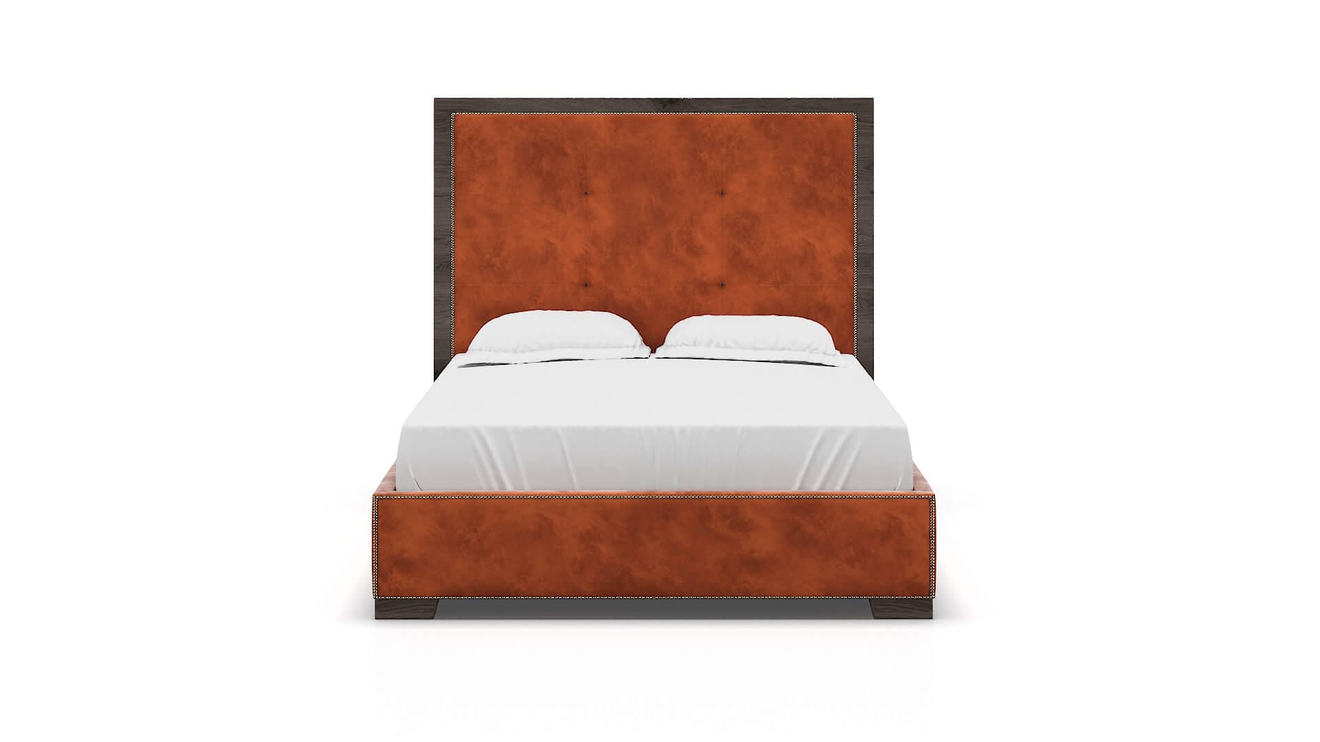 Talia Loft Copper Bed espresso legs 1