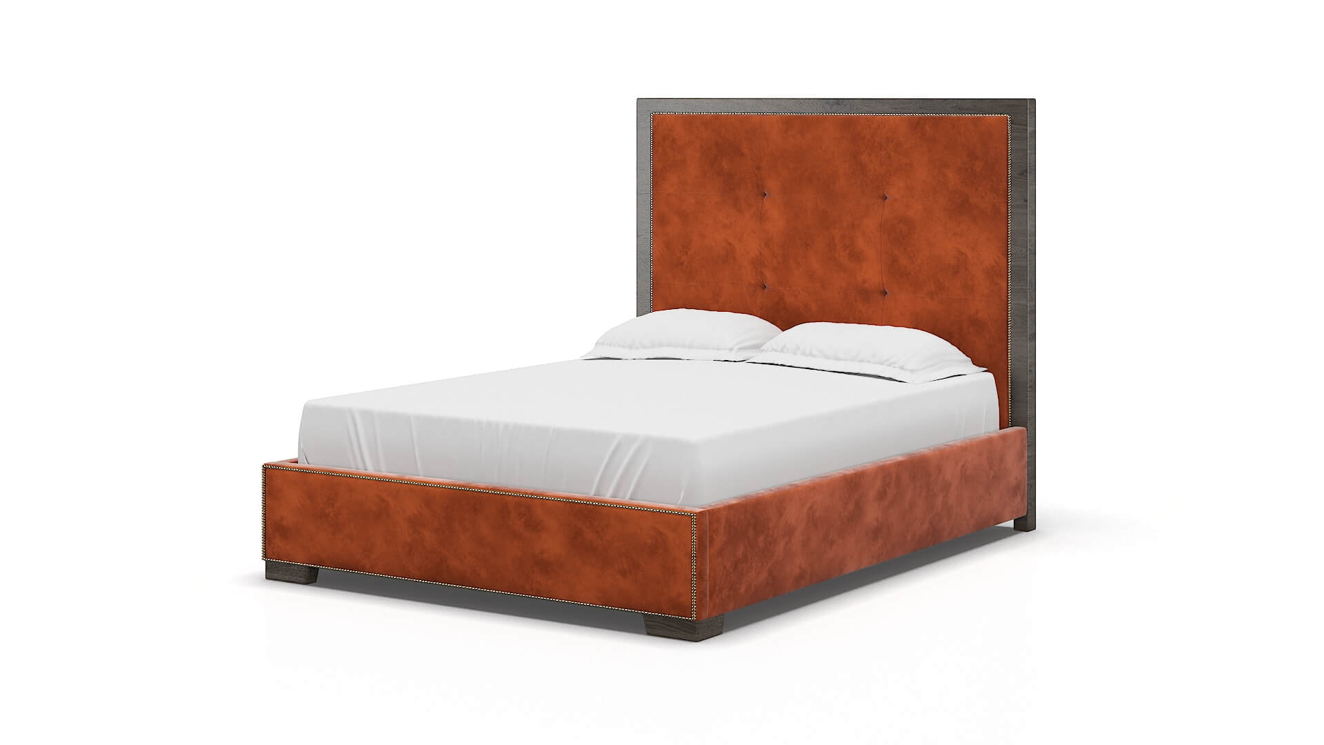 Talia Loft Copper Bed espresso legs 5