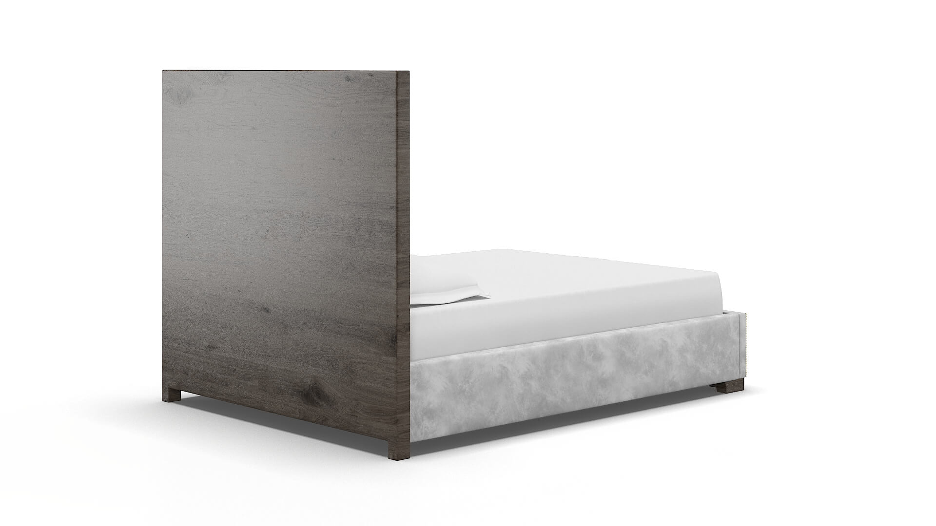 Talia Loft Snowfall Bed espresso legs 4