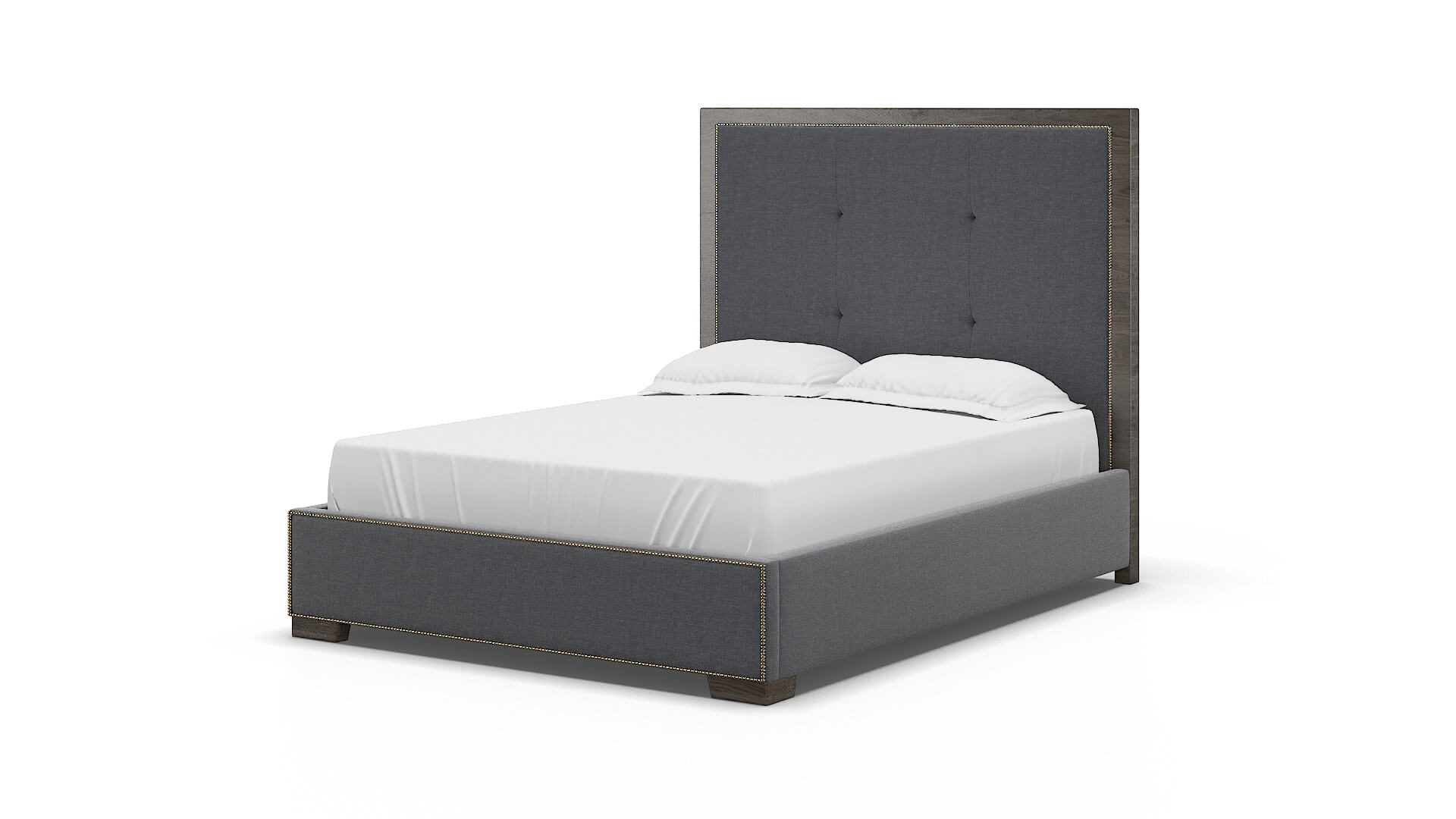 Talia Notion Graphite Bed espresso legs 5