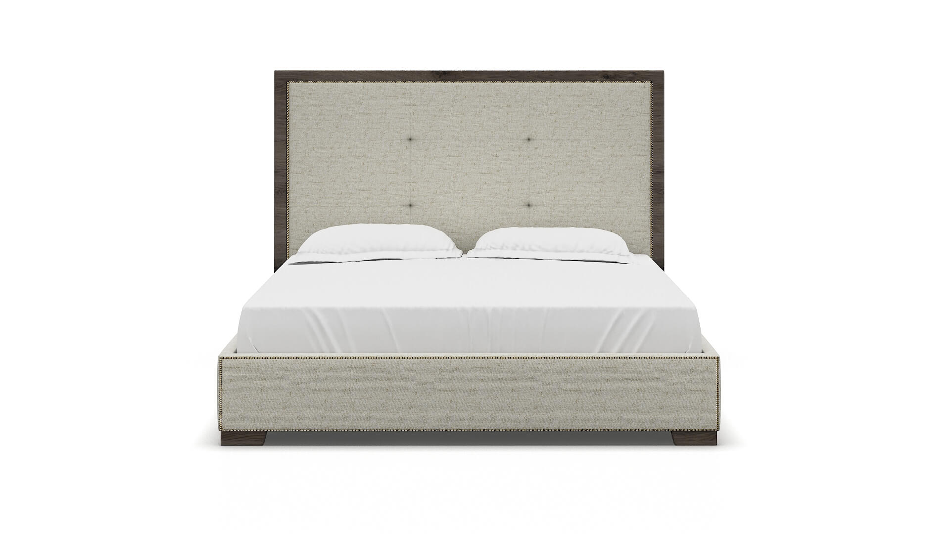 Talia Oceanside Birch Bed King espresso legs 1