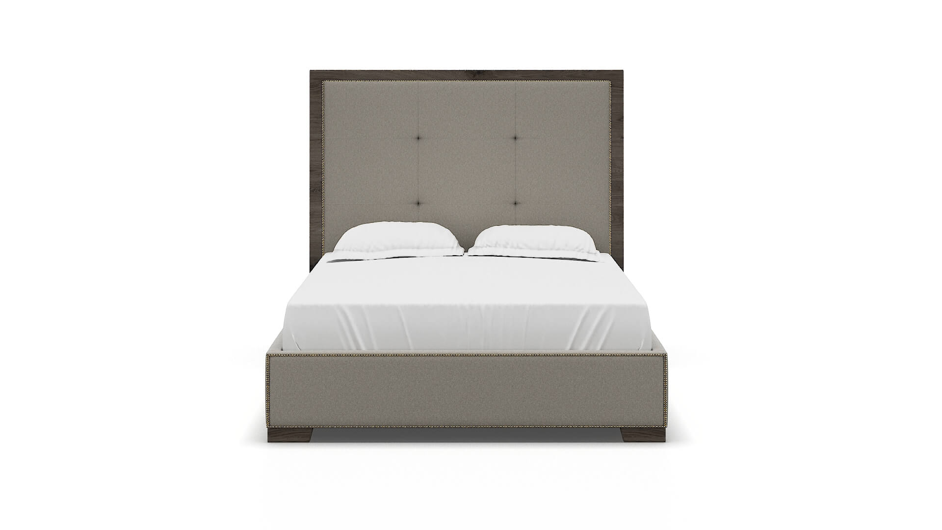 Talia Oscar Silver Bed espresso legs 1
