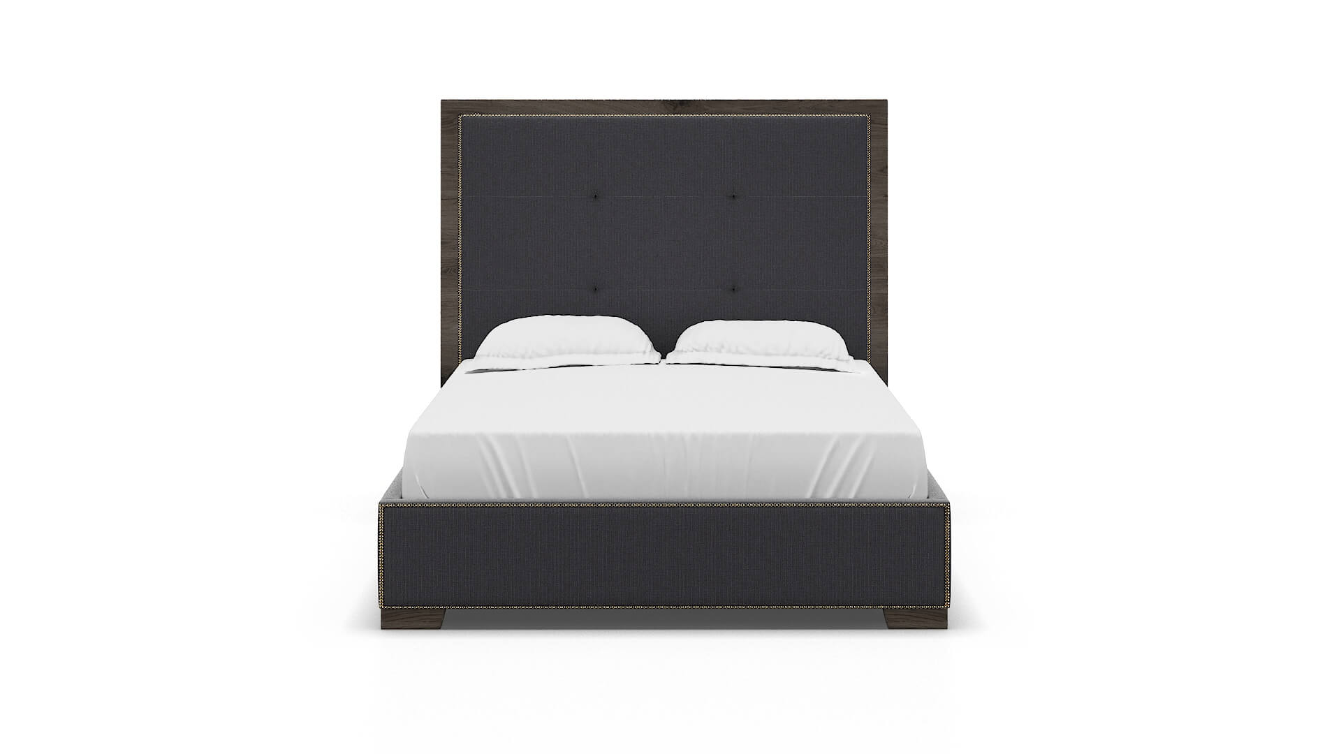 Talia Parker Charcoal Bed espresso legs 1