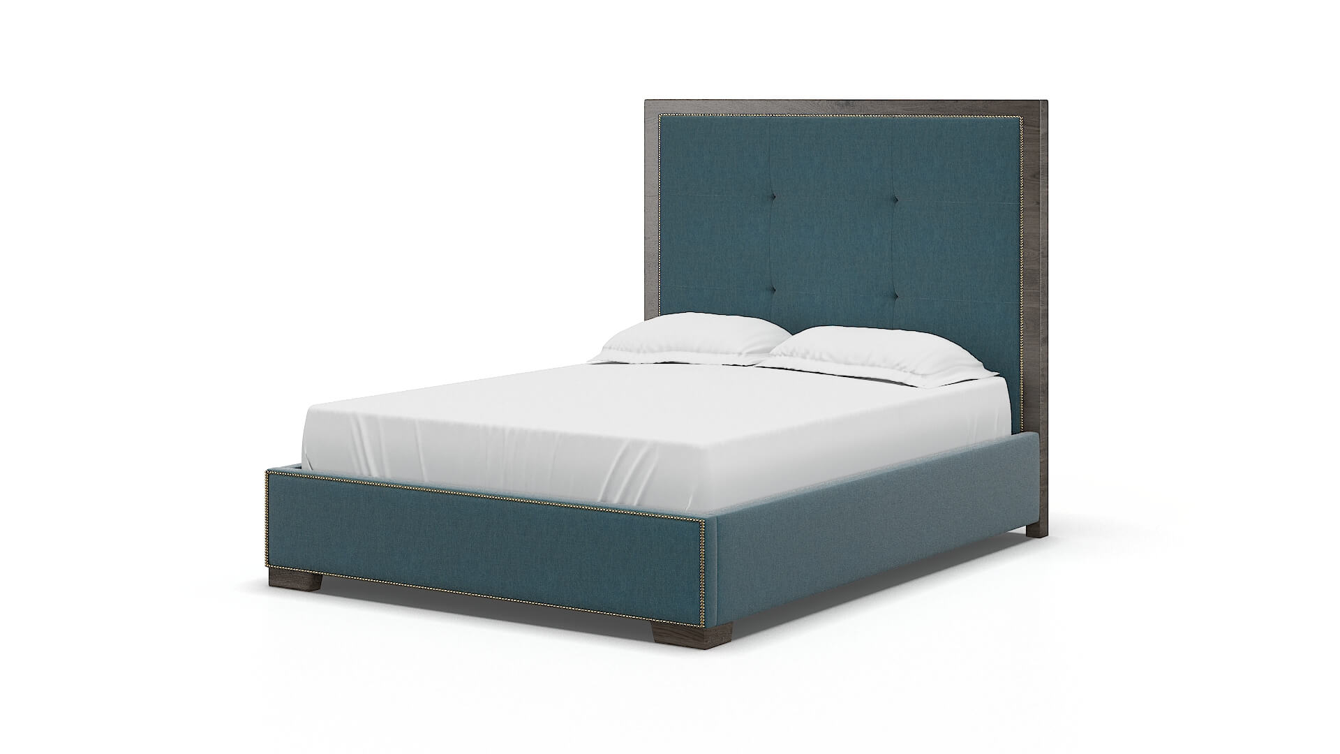 Talia Portland Prussian Bed espresso legs 5