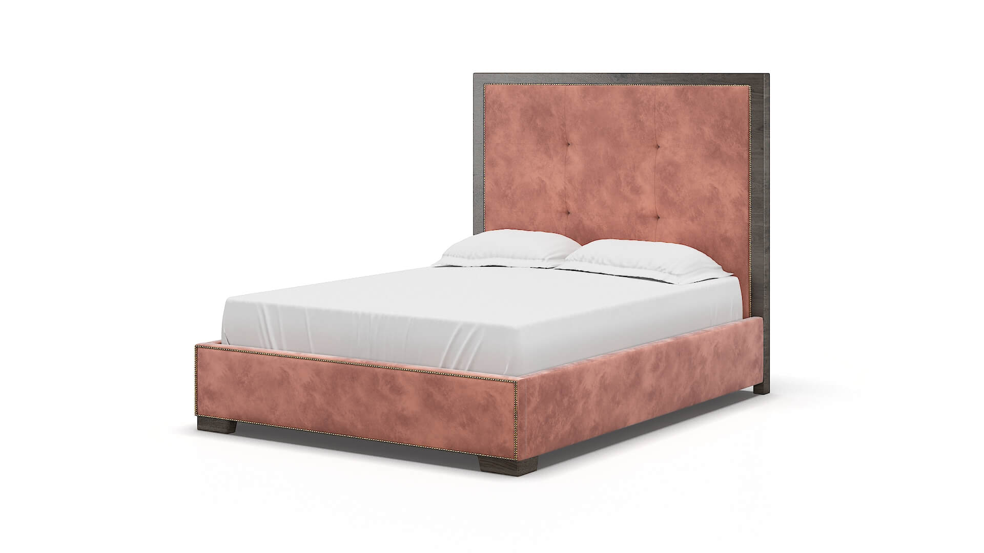Talia Royale Blush Bed espresso legs 5