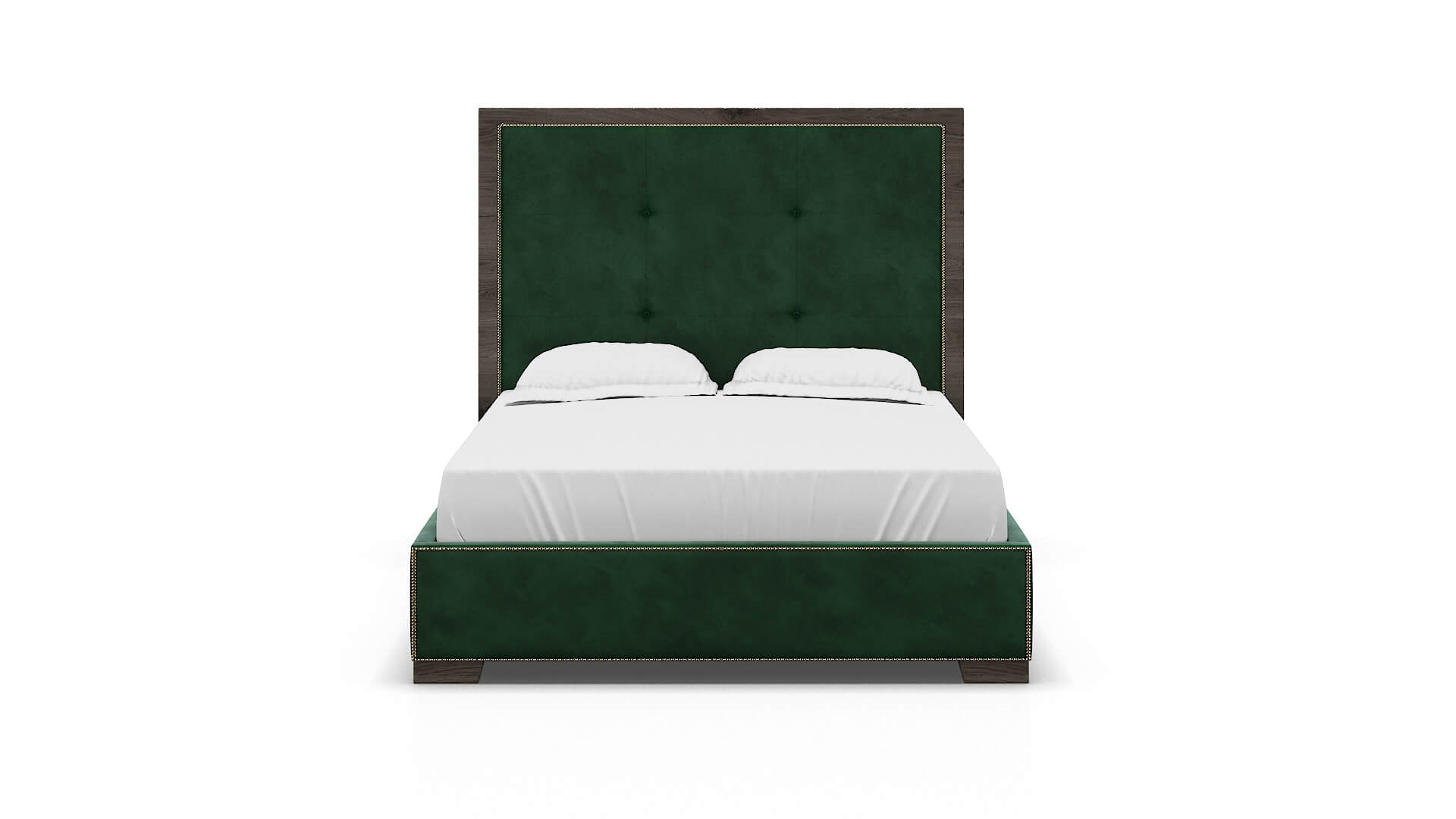 Talia Royale Evergreen Bed espresso legs 1