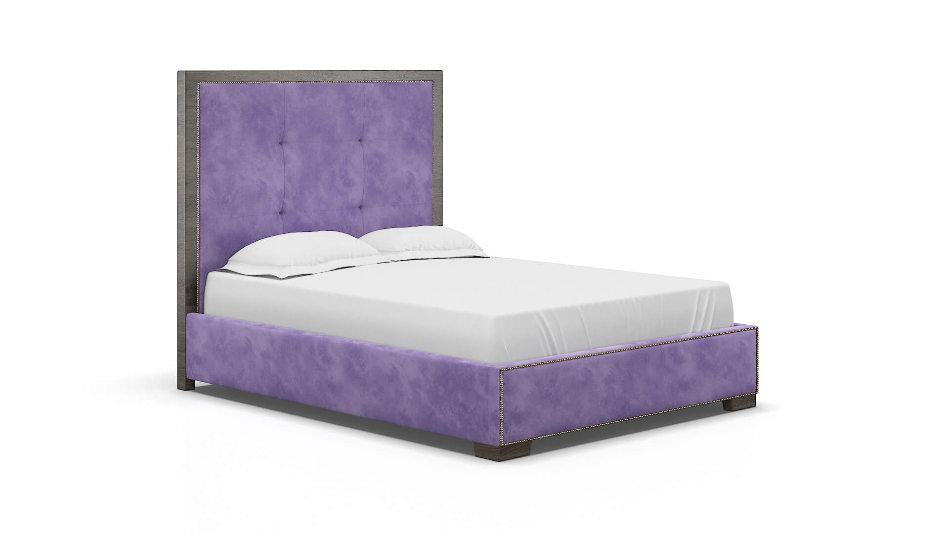 Talia Royale Lavender Bed espresso legs 2