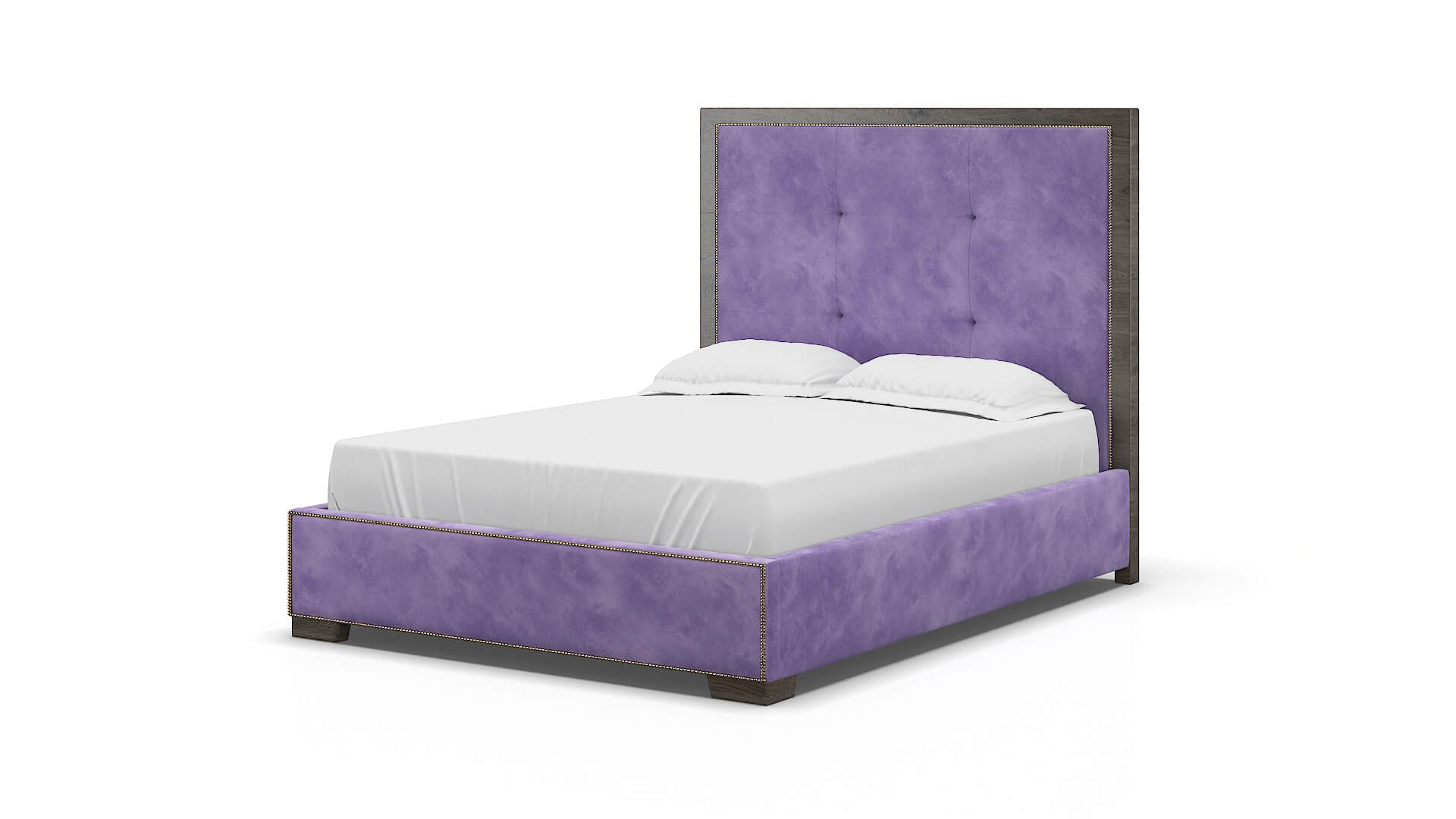 Talia Royale Lavender Bed espresso legs 5