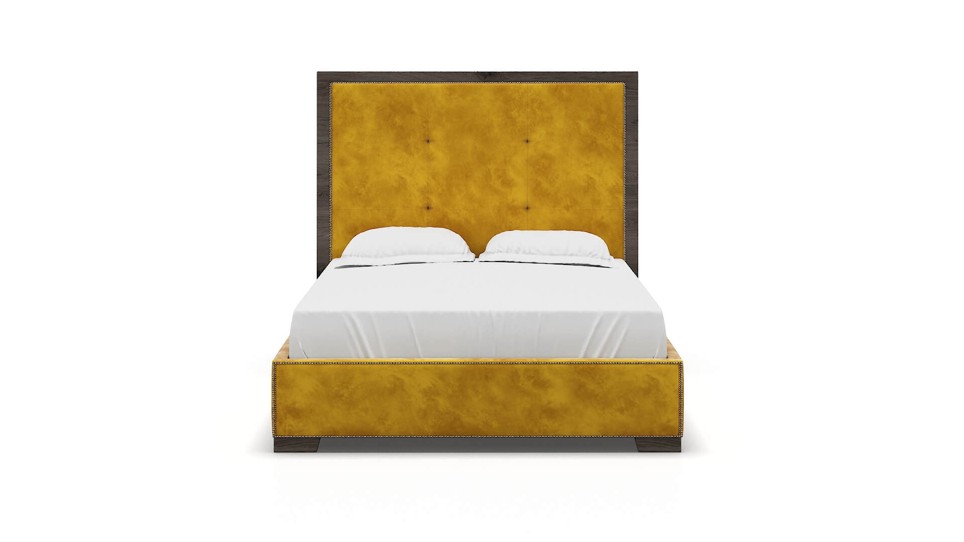 Talia Royale Marigold Bed espresso legs 1