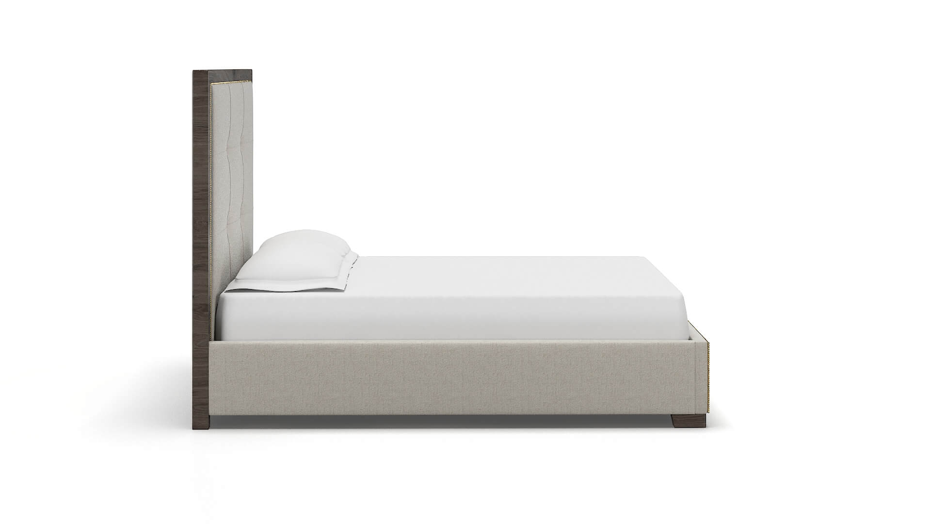 Talia Sasha Linen Bed espresso legs 3